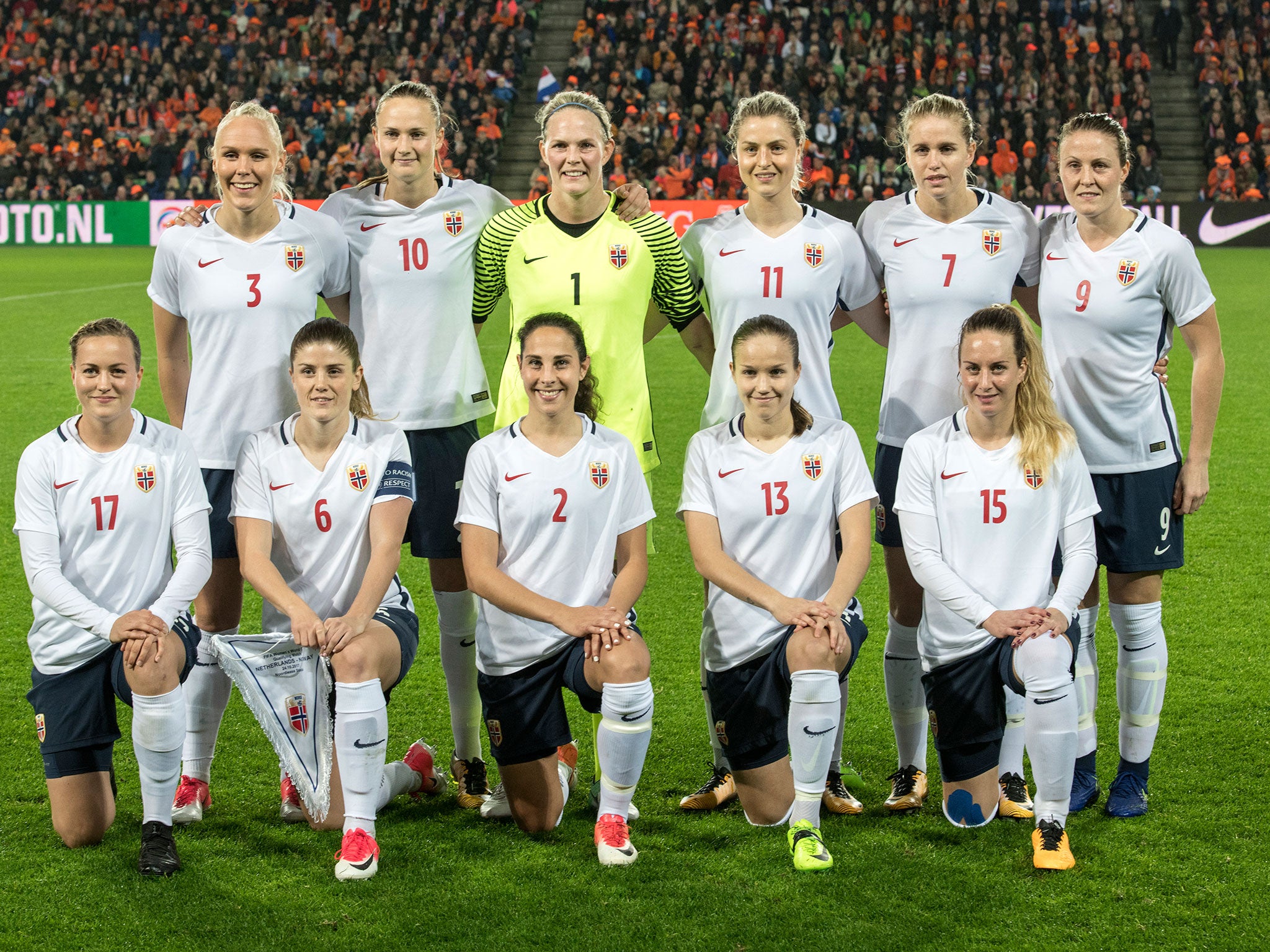 Norway's female side have enjoyed greater success on the international side than the men's