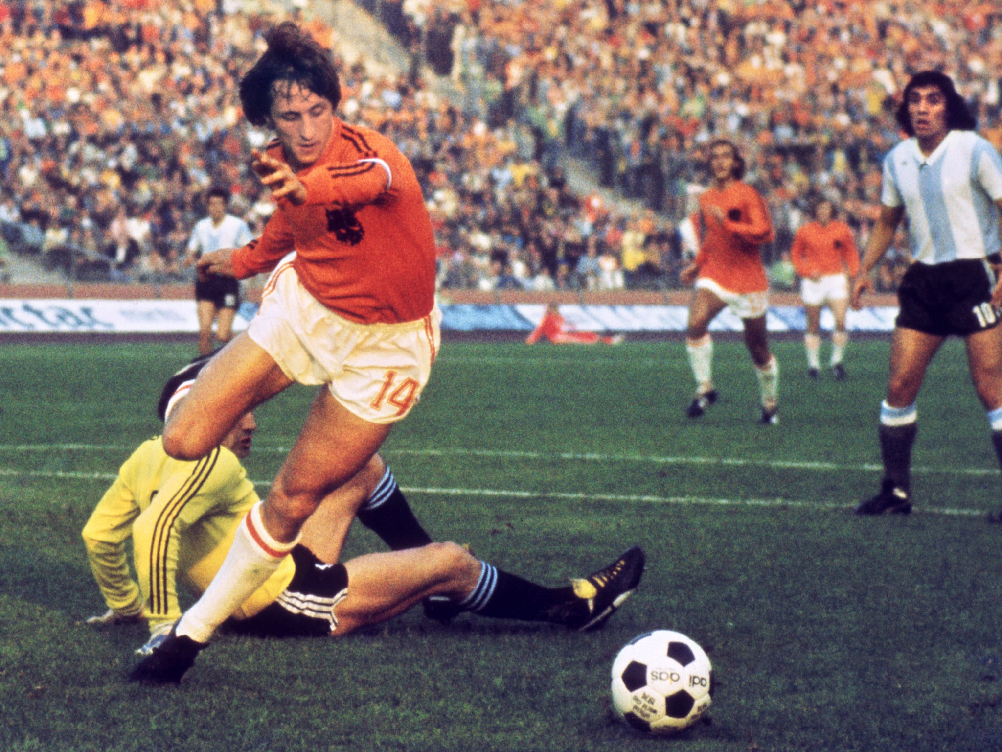 Johan Cruyff took beautiful football to another level