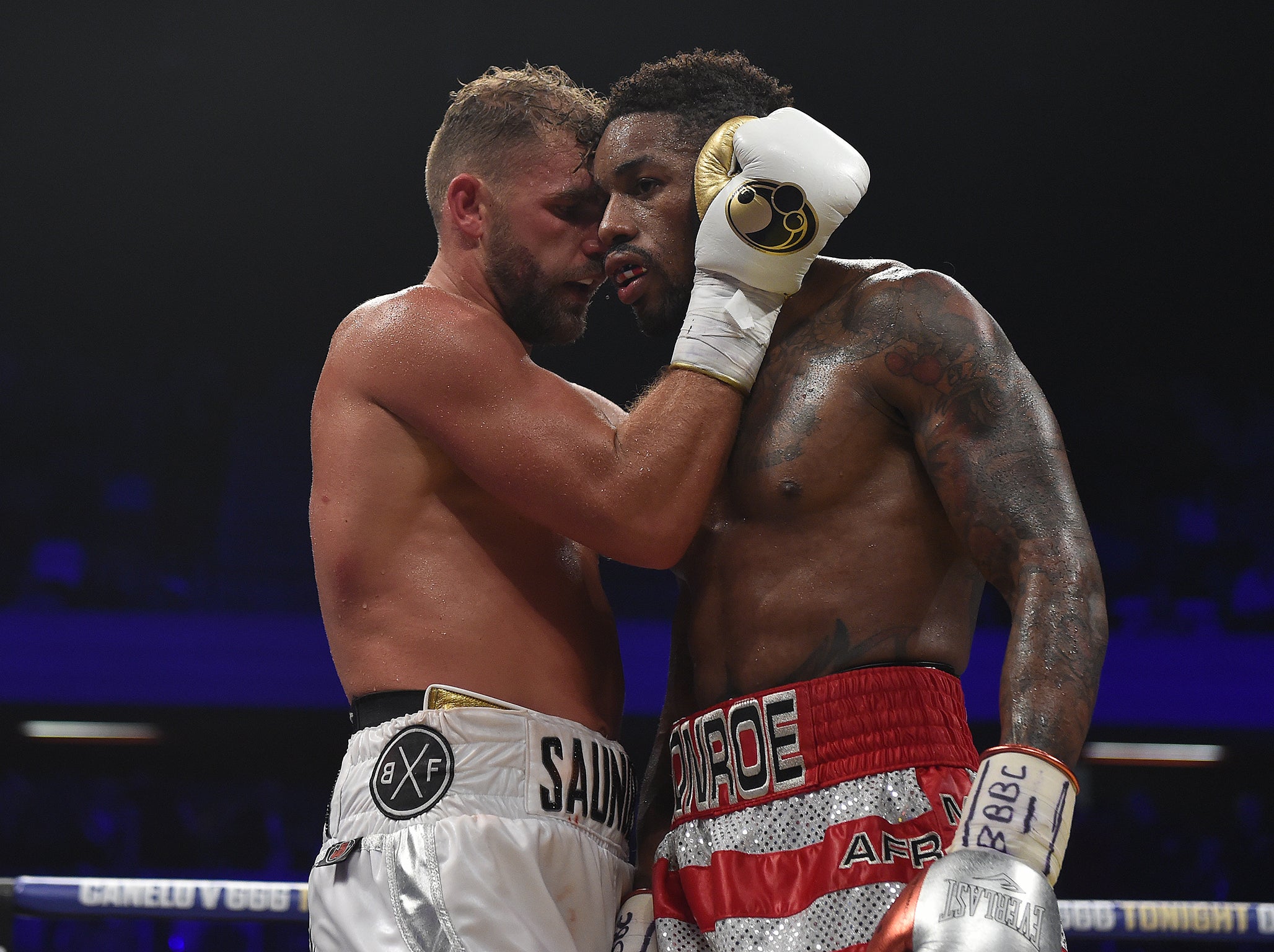 Saunders made his comeback with a win over Willie Monroe Jr in September