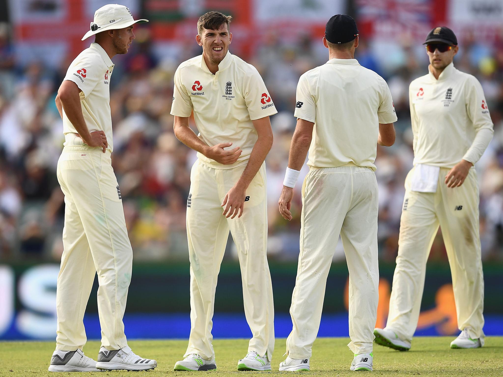 Craig Overton has been forced to battle through the pain barrier Down Under