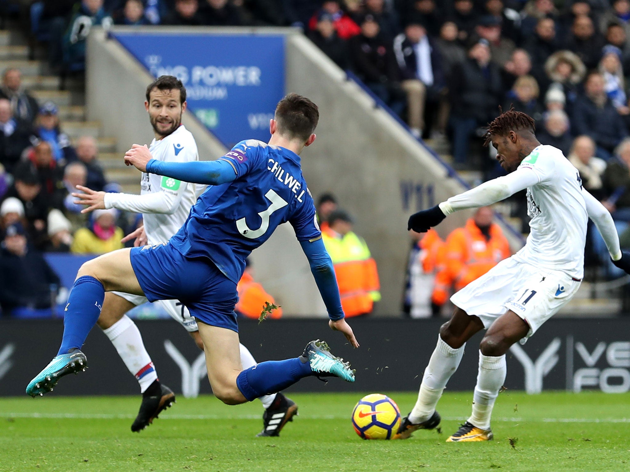 Wilfried Zaha doubles Crystal Palace's lead