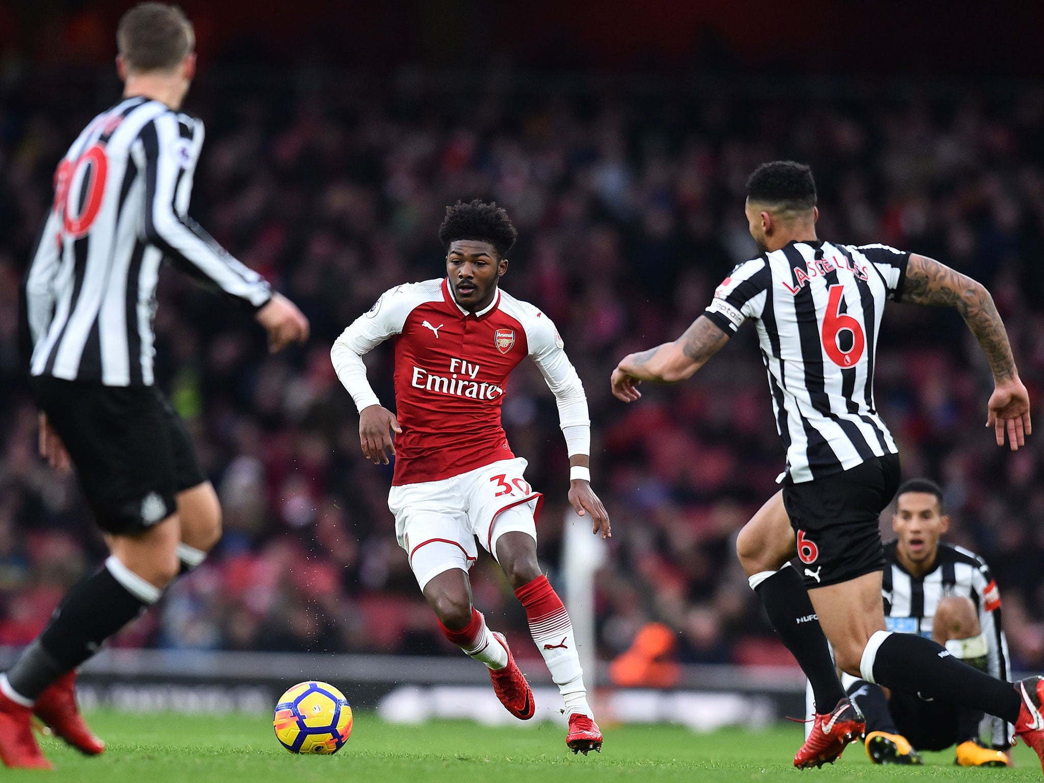 Maitland-Niles made his second Premier League start for Arsenal