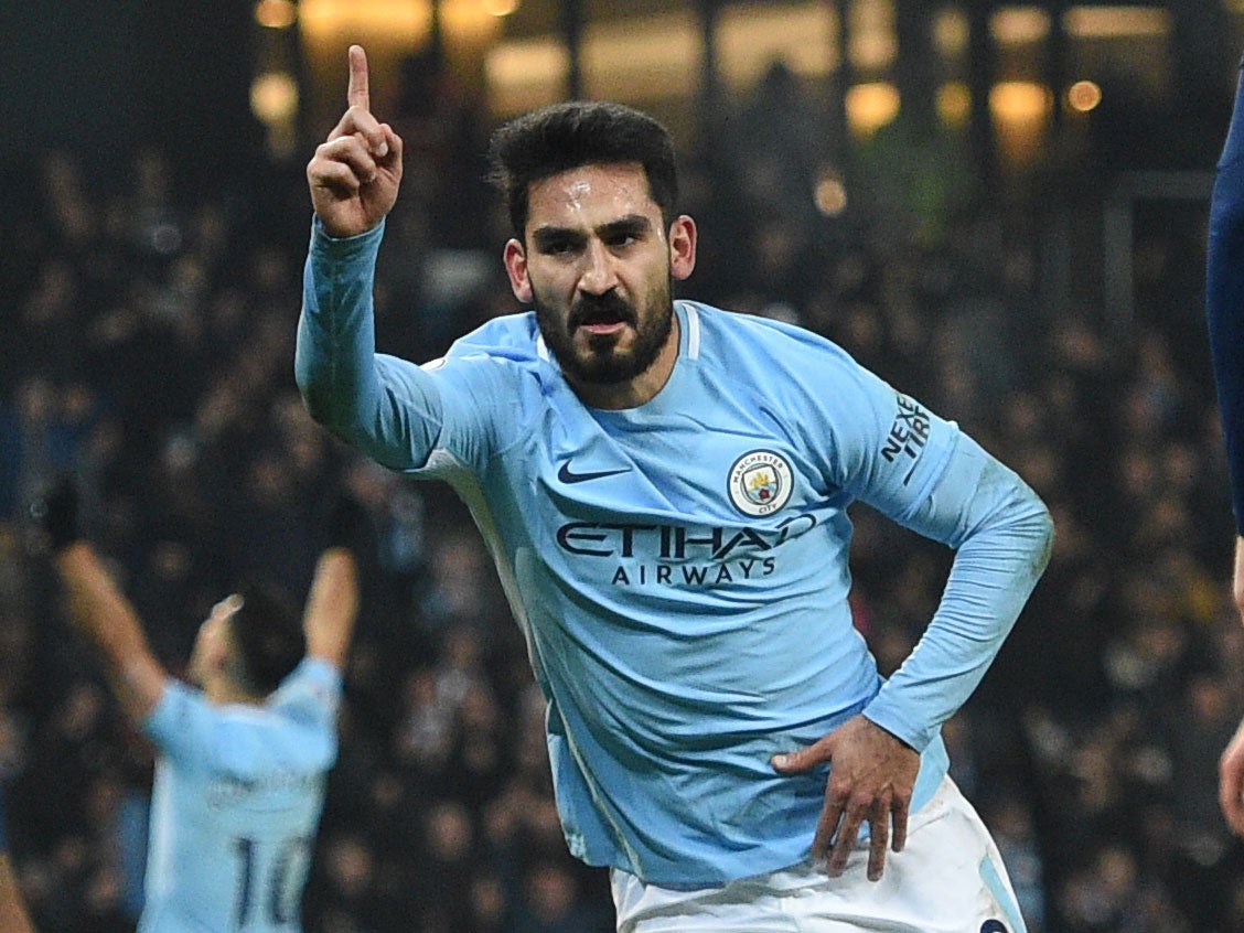 Ilkay Gundogan scored his first goal since returning from his cruciate knee injury