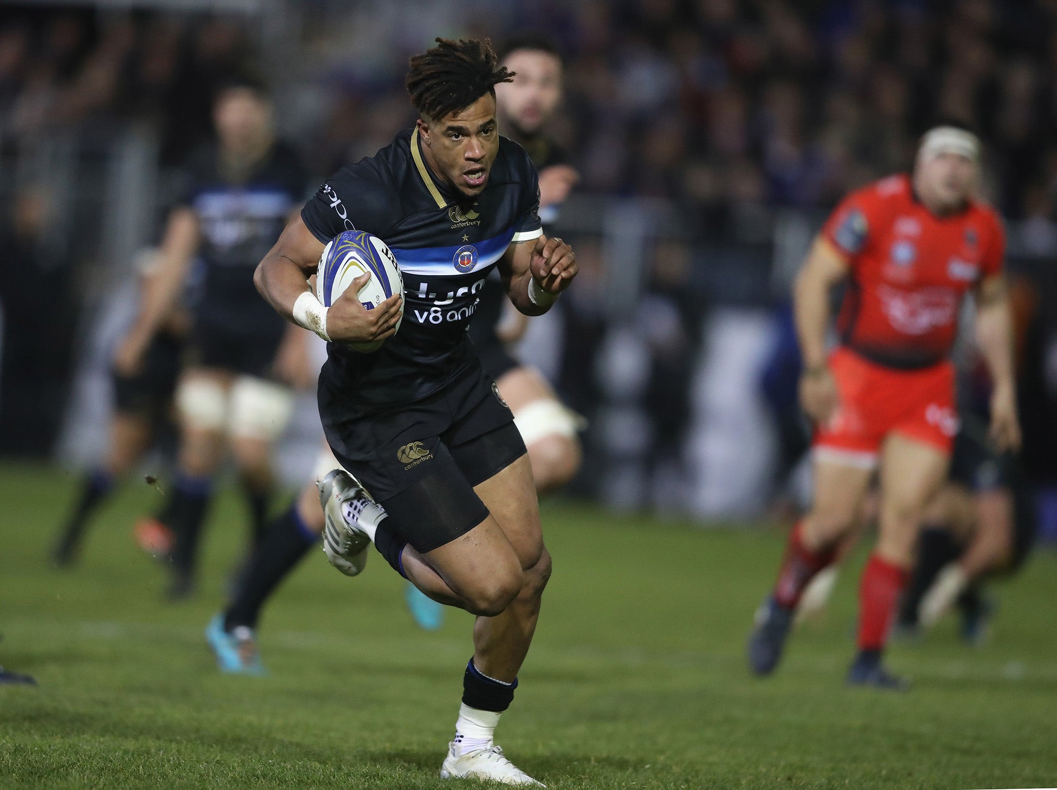 Anthony Watson scored twice as Bath beat three-time champions Toulon