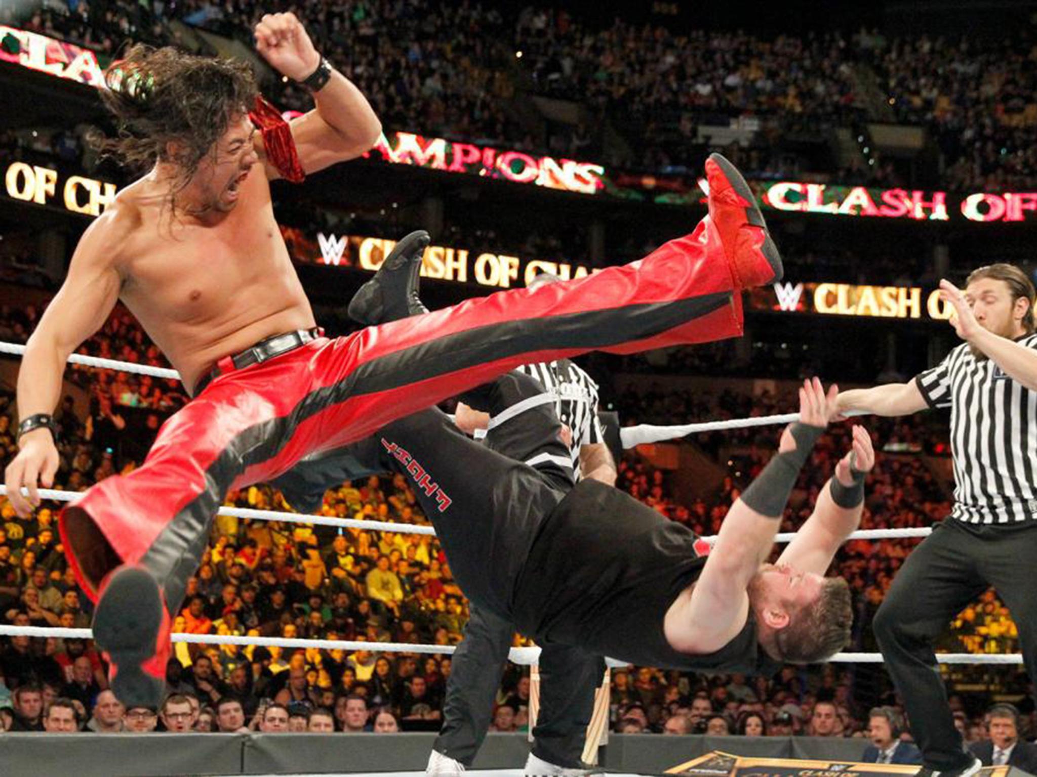 
Some Clash of the Champions action 