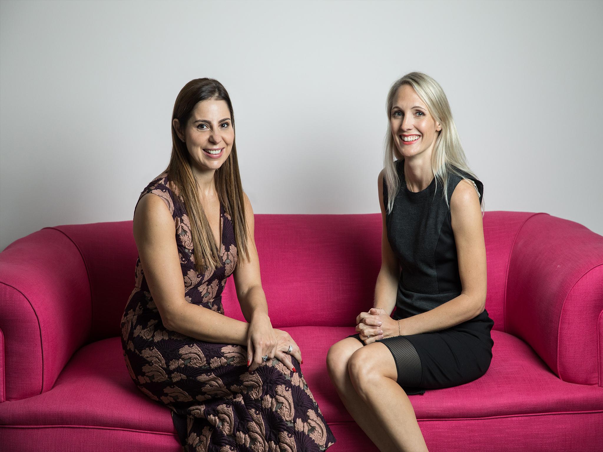 Originators Debbie Wosskow (left) and Anna Jones (right) say their mission is to make the UK 'the best place to be a female leader'