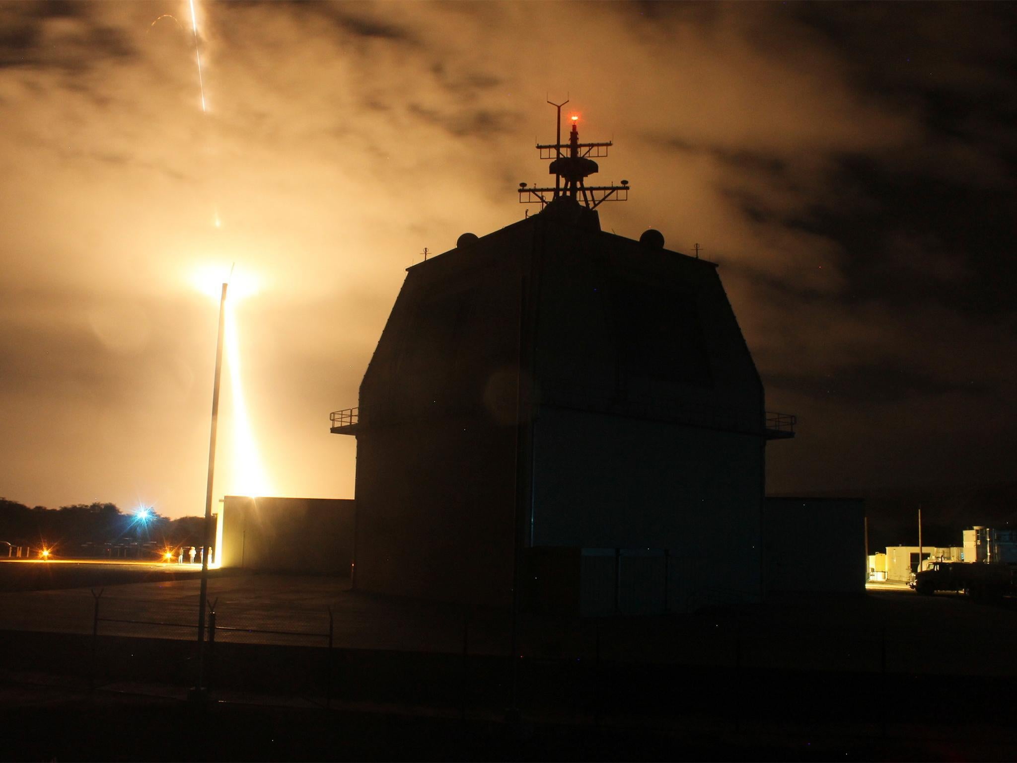 Intercept flight test of a land-based Aegis Ballistic Missile in Kauai, Hawaii