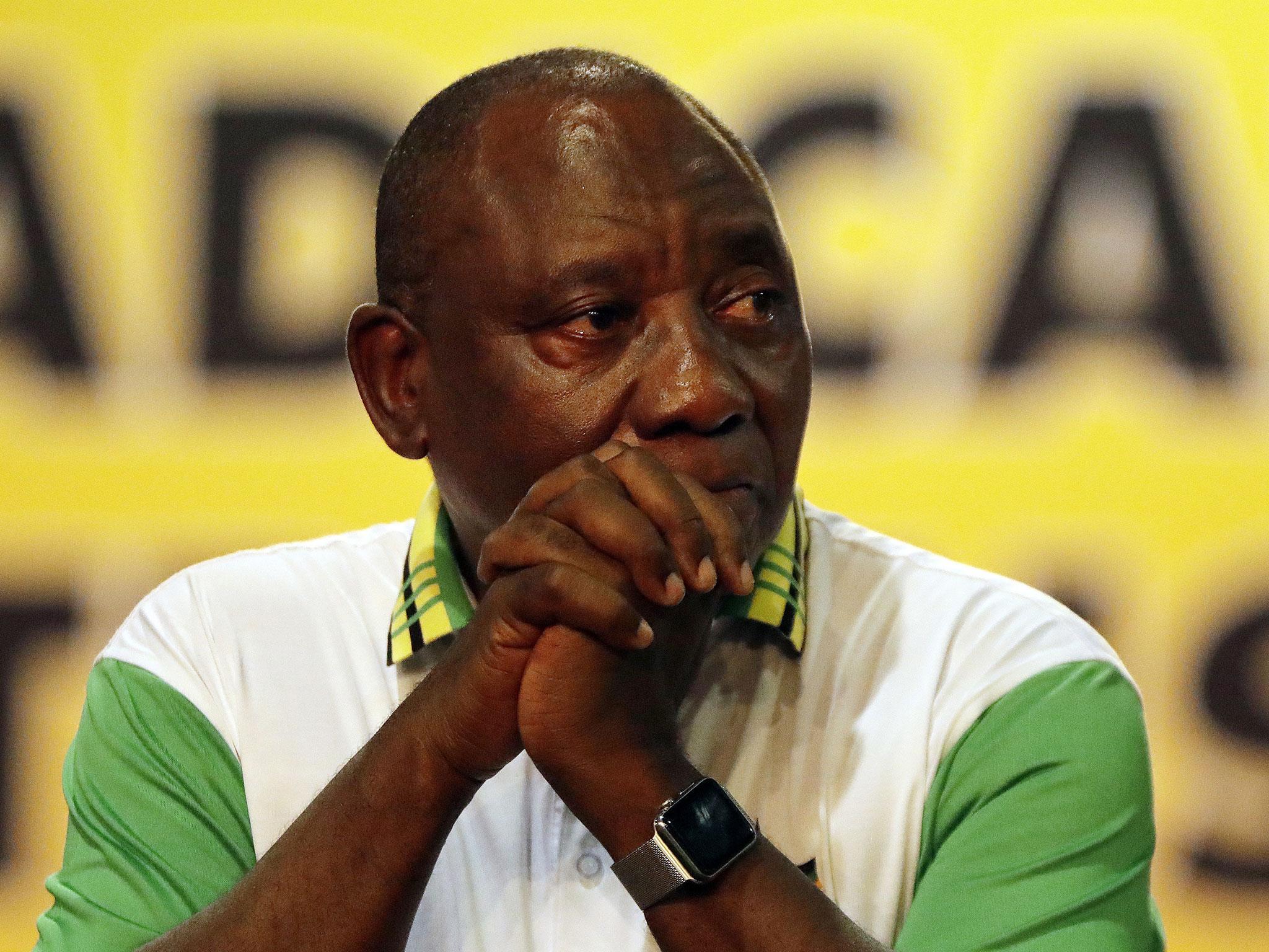 Cyril Ramaphosa became the ANC's President at an elective conference in Johannesburg in December