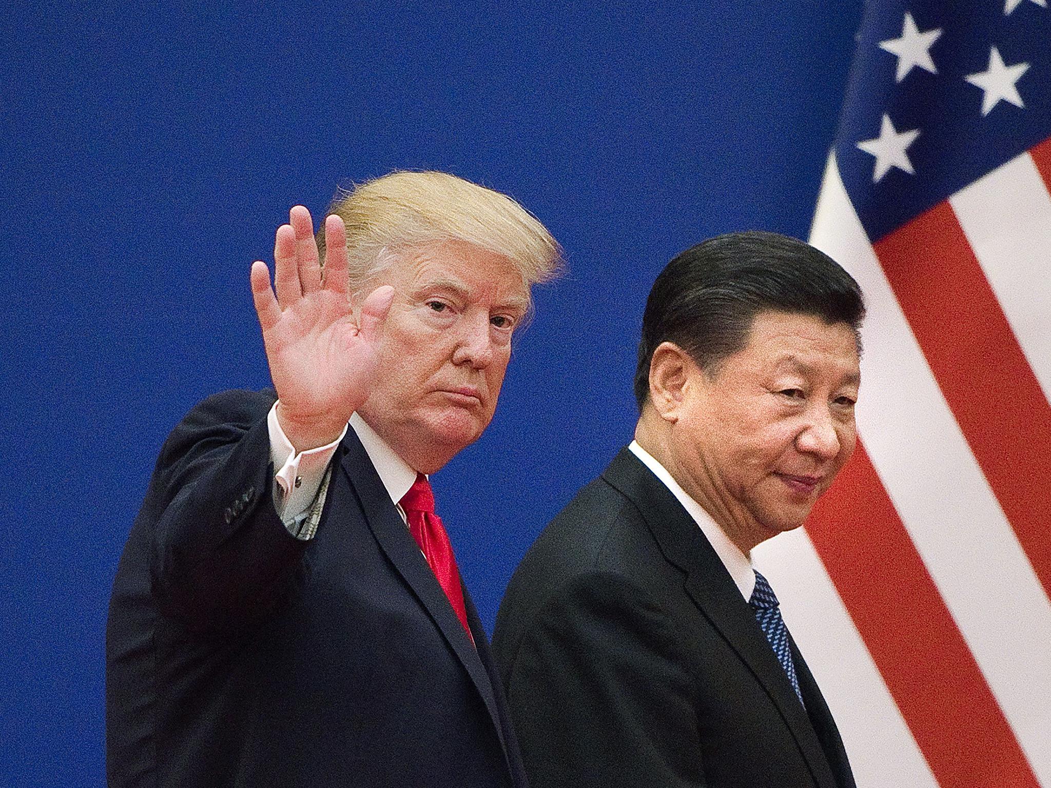 US President Donald Trump and China's President Xi Jinping