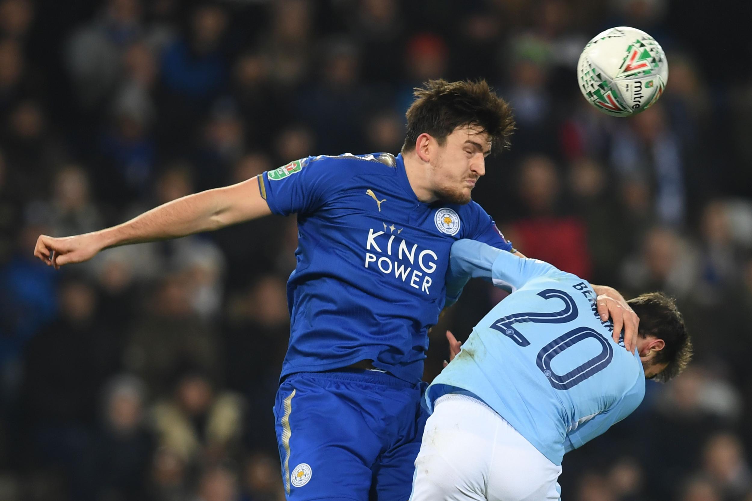 Maguire gets up to win a header