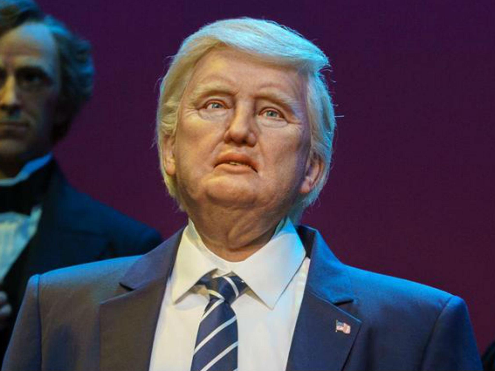 Robot President Trump at Disney's 'Hall of Presidents'