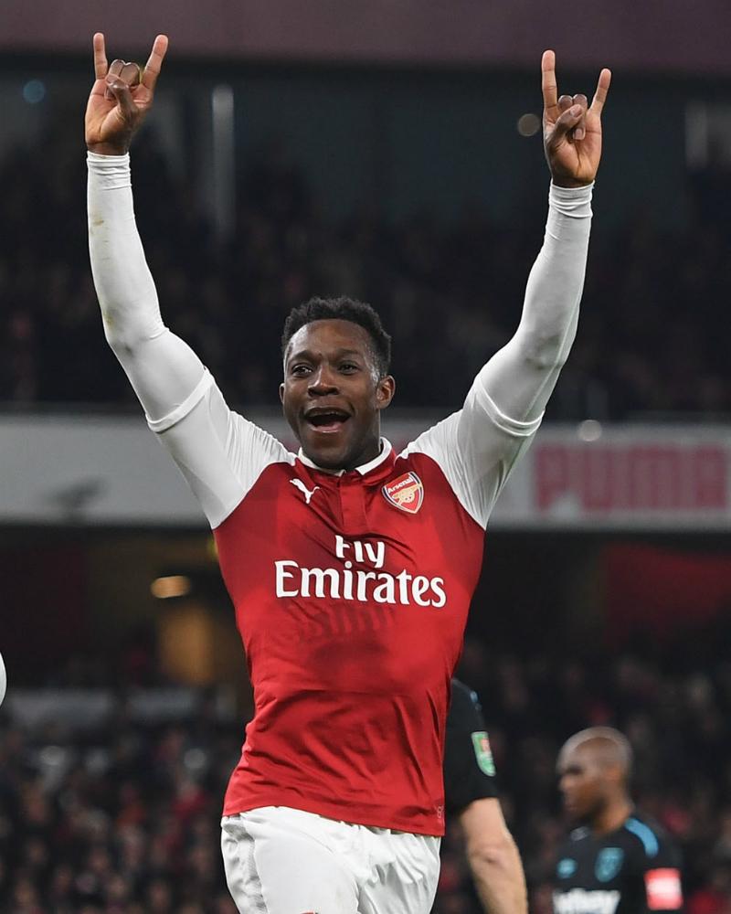 Danny Welbeck sent Arsenal through