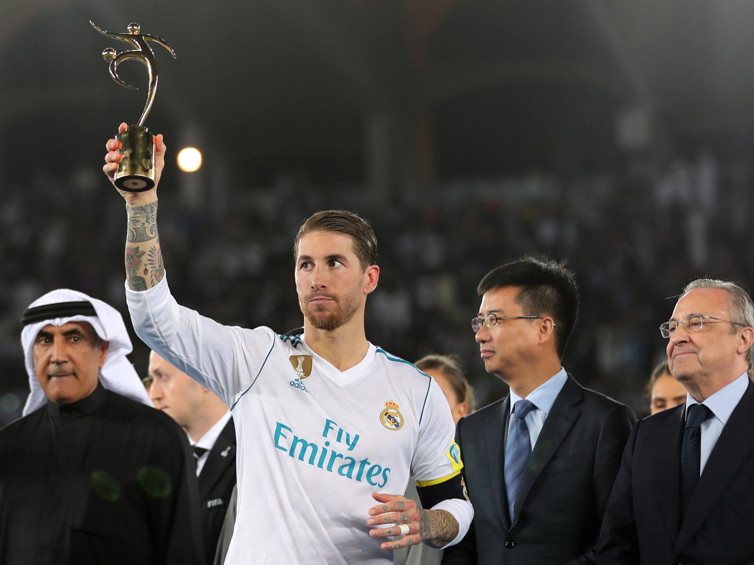 &#13;
Ramos lifted the Fair Play award as well as the Club World Cup &#13;