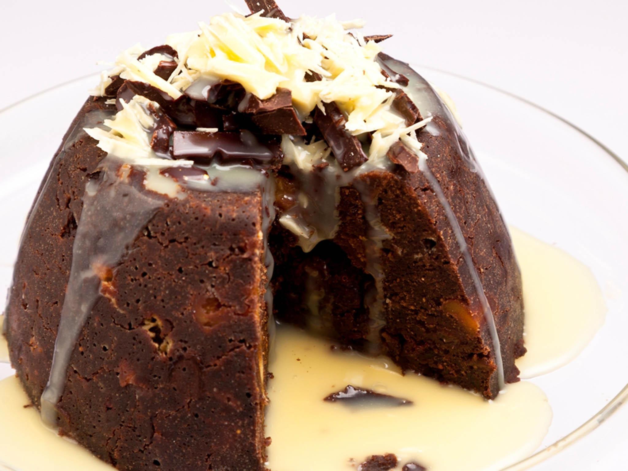 In the gateau: Make this triple-choc pud six weeks in advance to allow the flavours to mature