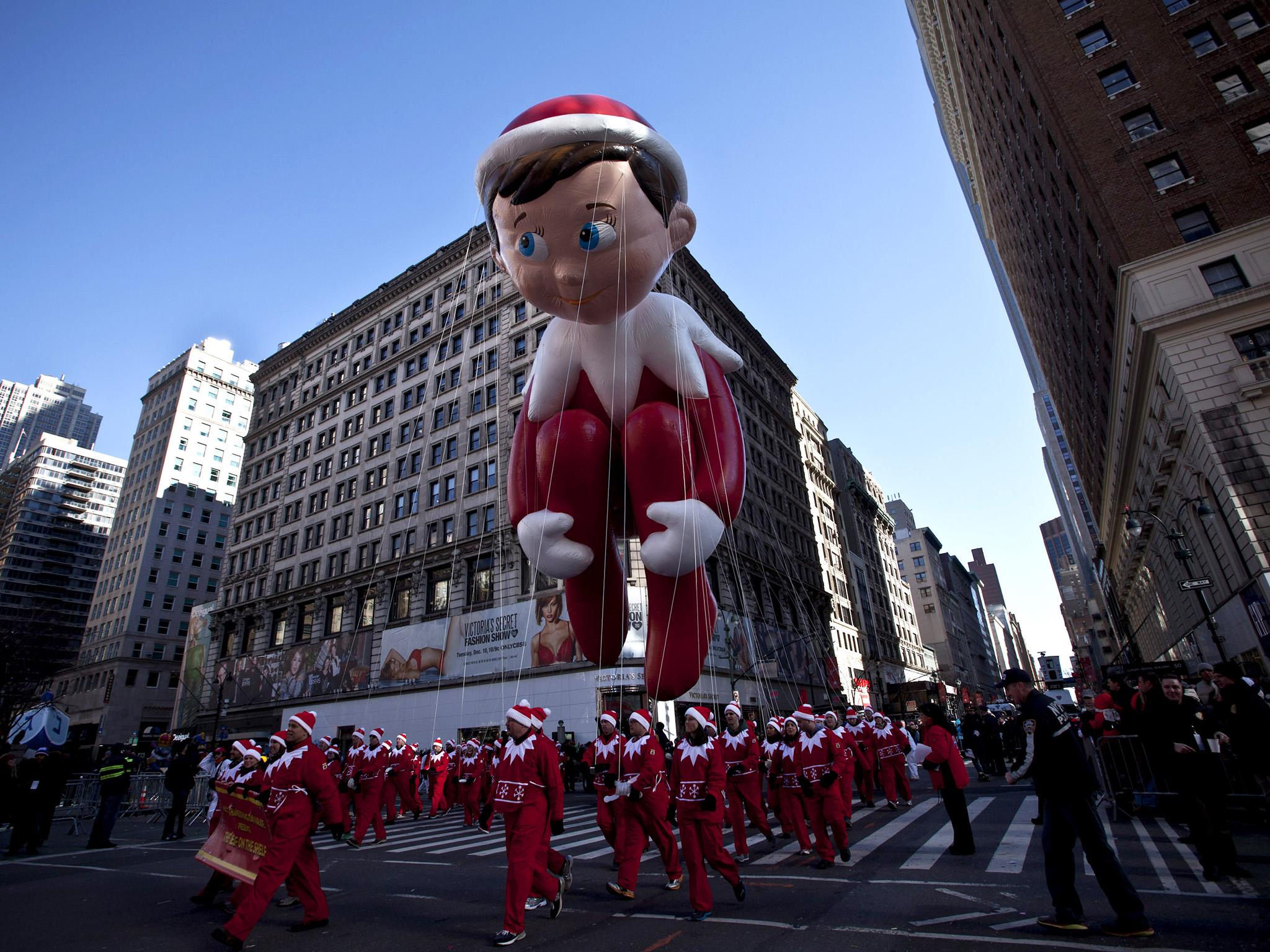 Better not pout, better not cry, Santa is coming to town... and his little helpers are always watching (Getty)