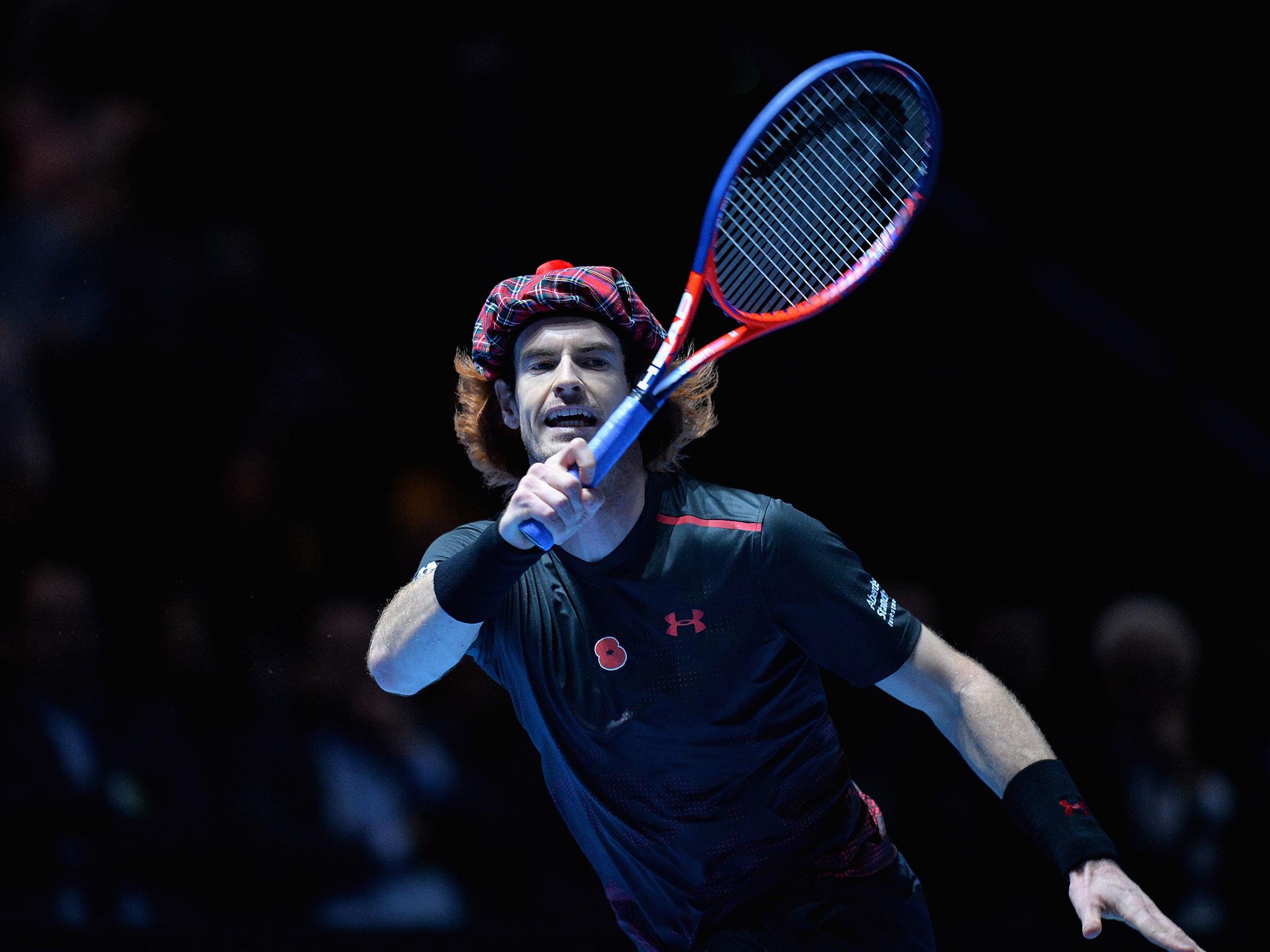 Andy Murray appeared in an exhibition match against Roger Federer last month