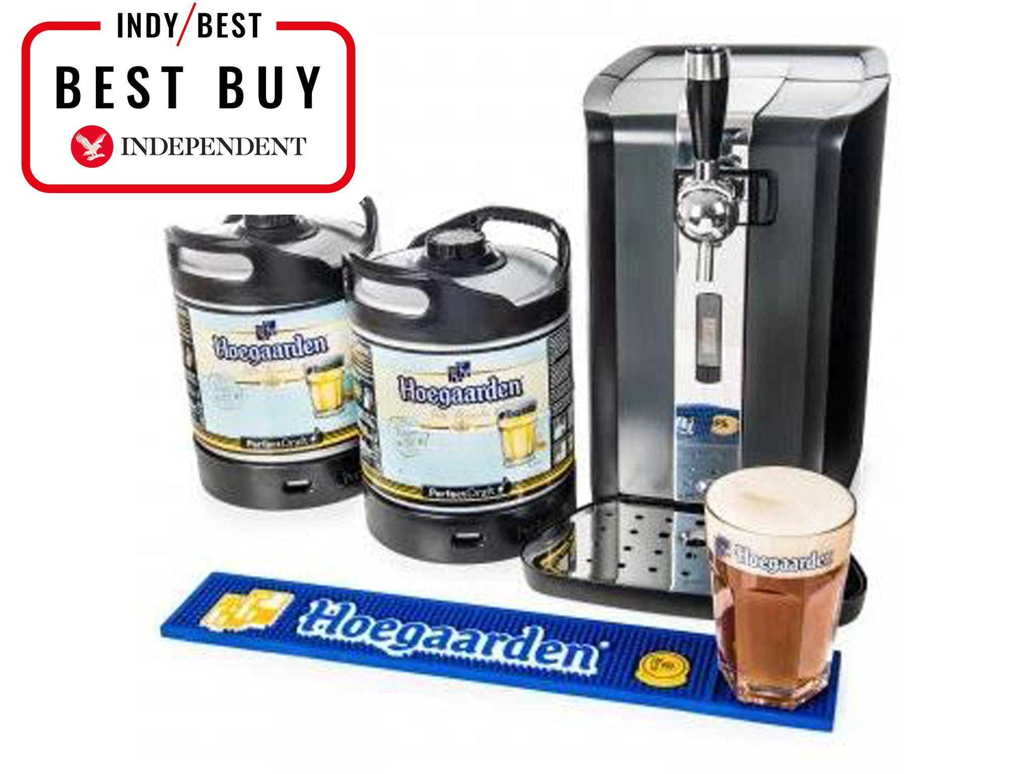 Enjoy mouth-watering pints on tap at home with your own beer dispenser