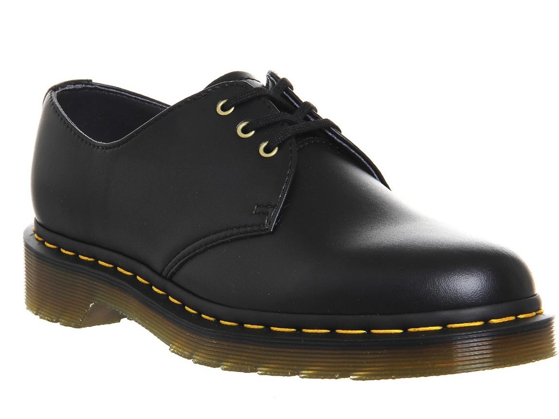 Vegan Black Unisex 3-Eye, £115, Dr Martens