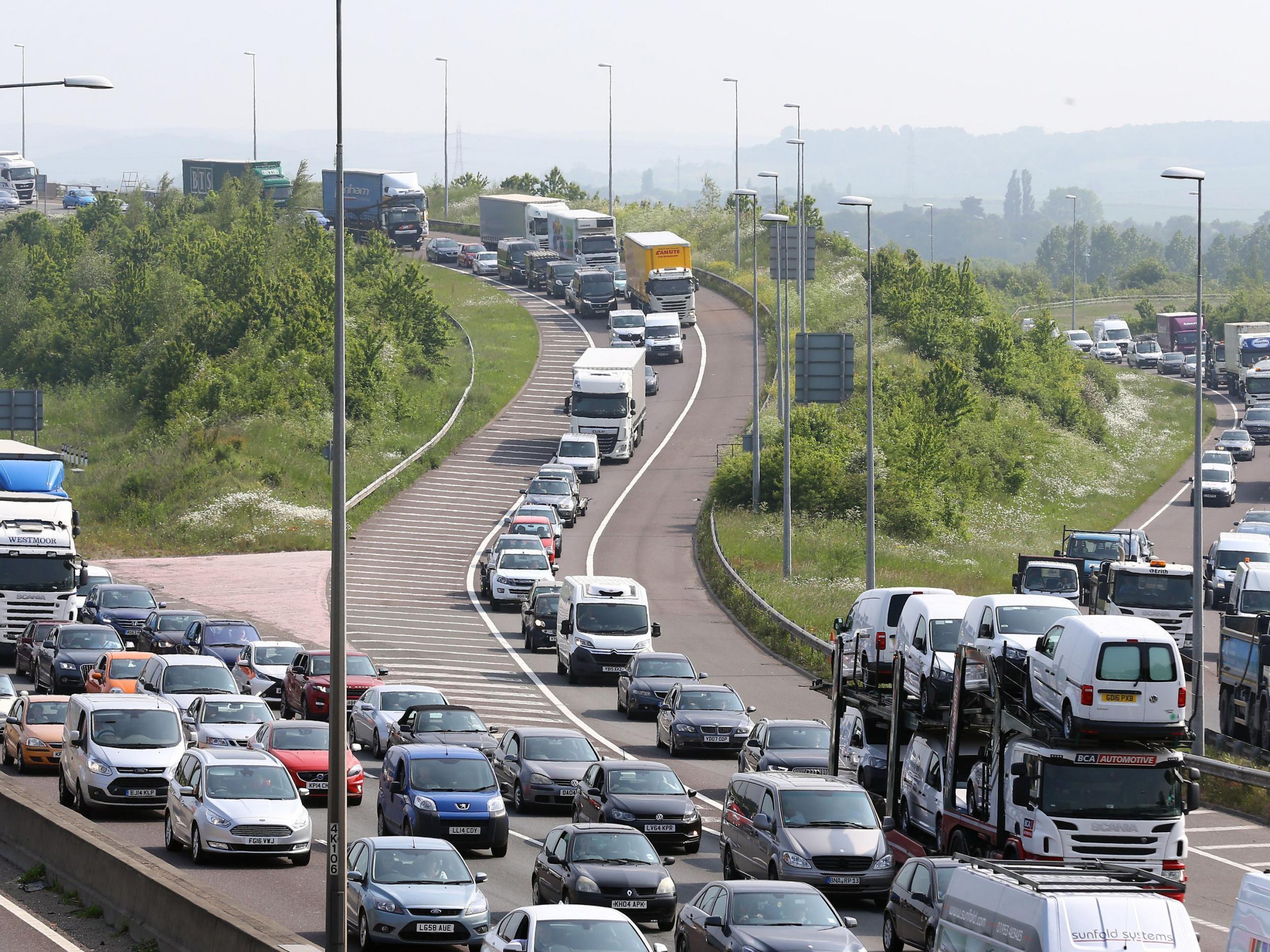 The Chancellor pledges to spend billion on roads and make burning petrol cheaper compared to public transport