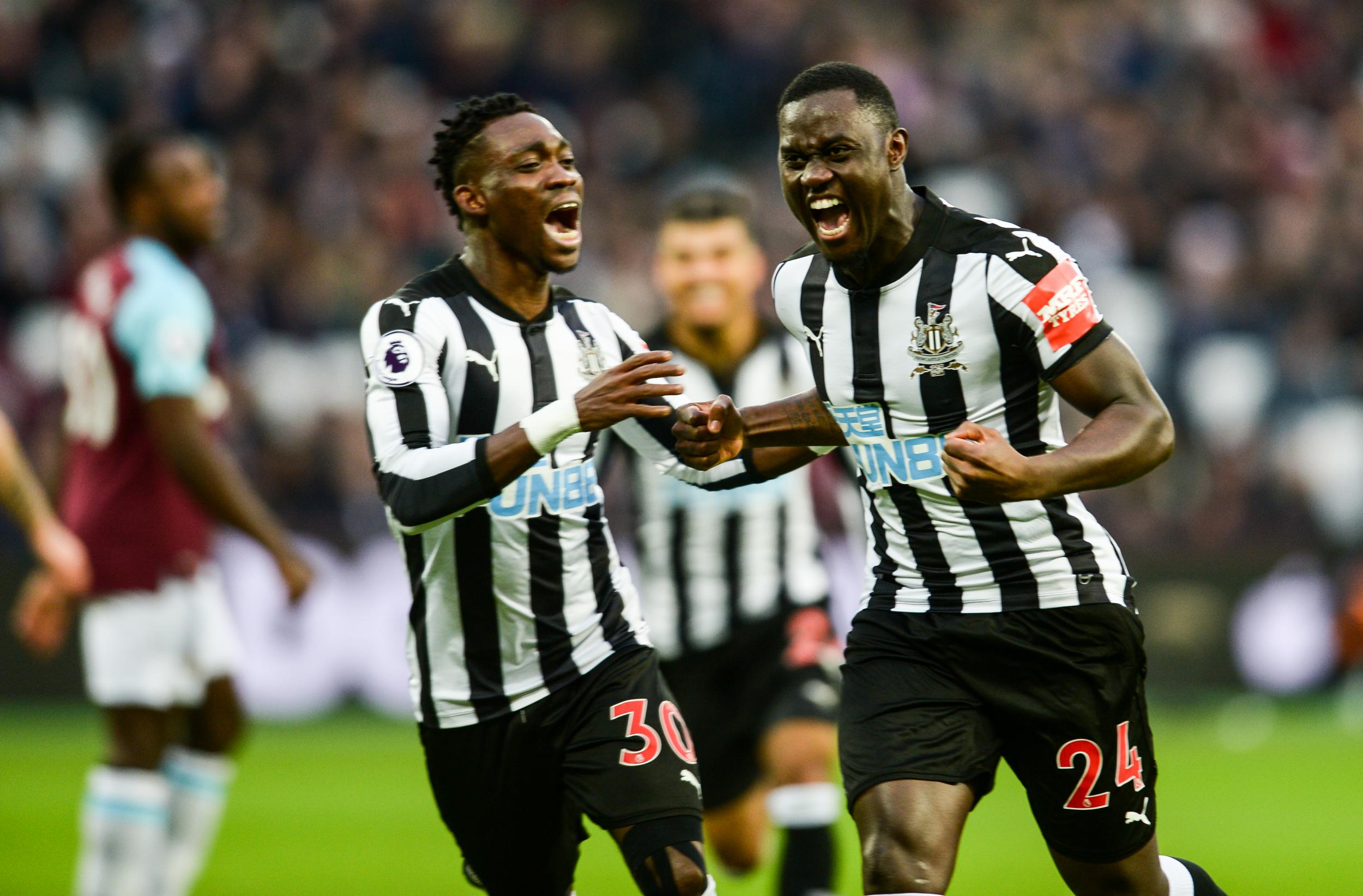 Henri Saivet drew Newcastle level on 10 minutes with his free-kick effort