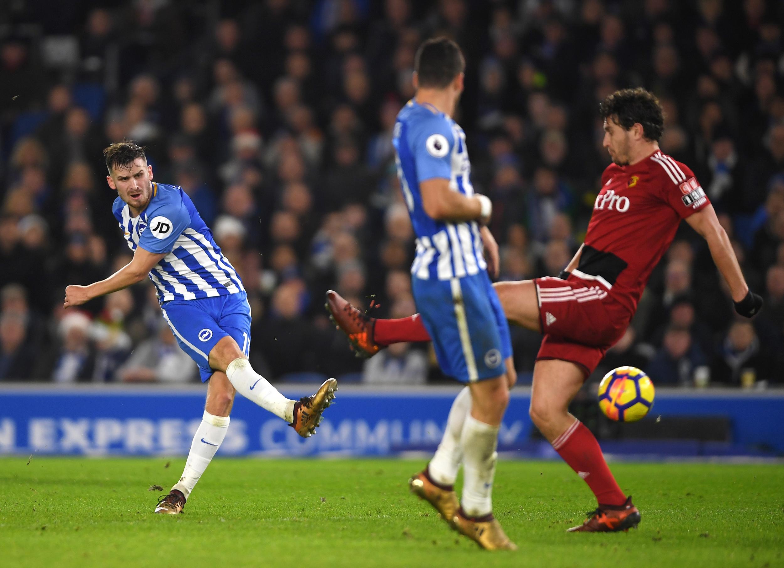 Pascal Gross took advantage of a Heurelho Gomes error