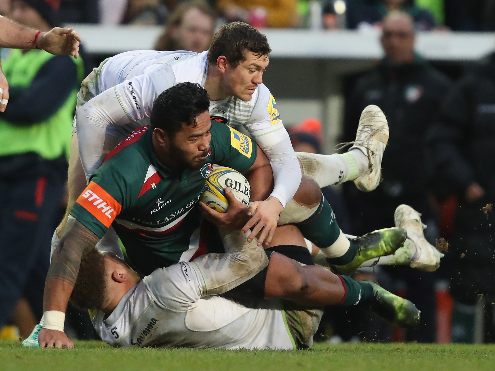 &#13;
Manu Tuilagi still has work to do before earning an England recall &#13;