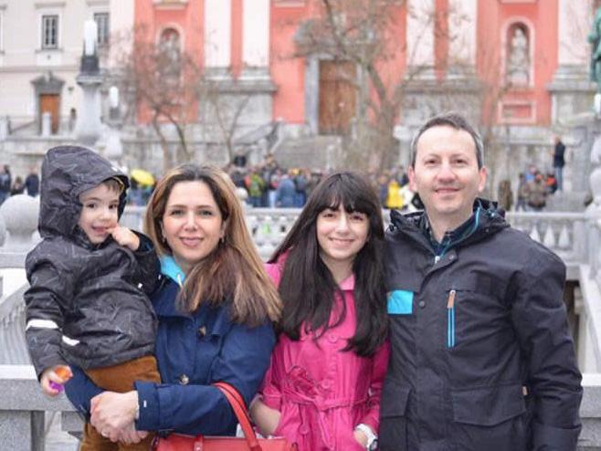 Ahmadreza Djalali, right, is a Stockholm-based disaster medicine specialist accused of collaborating with Mossad to kill Iranian nuclear energy experts