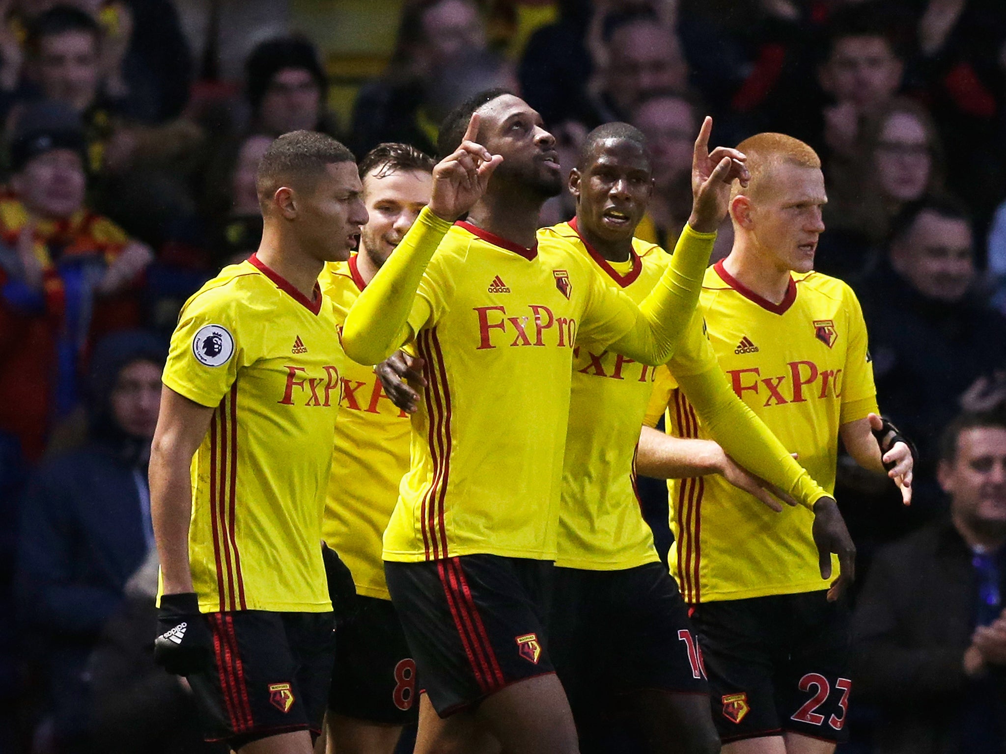 Molla Wague got Watford back on level terms against Leicester