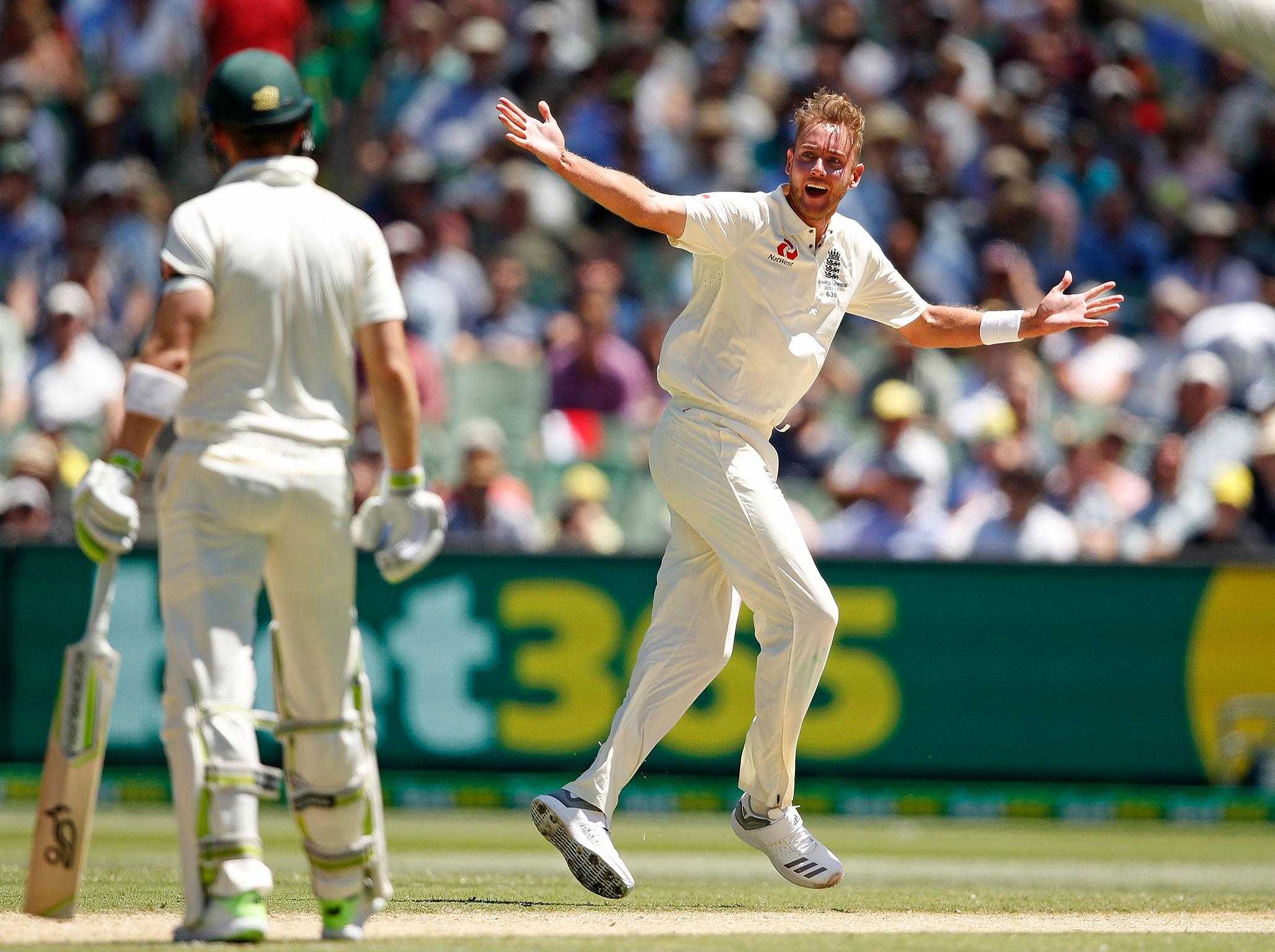 Broad's bowling was finally rewarded on Wednesday