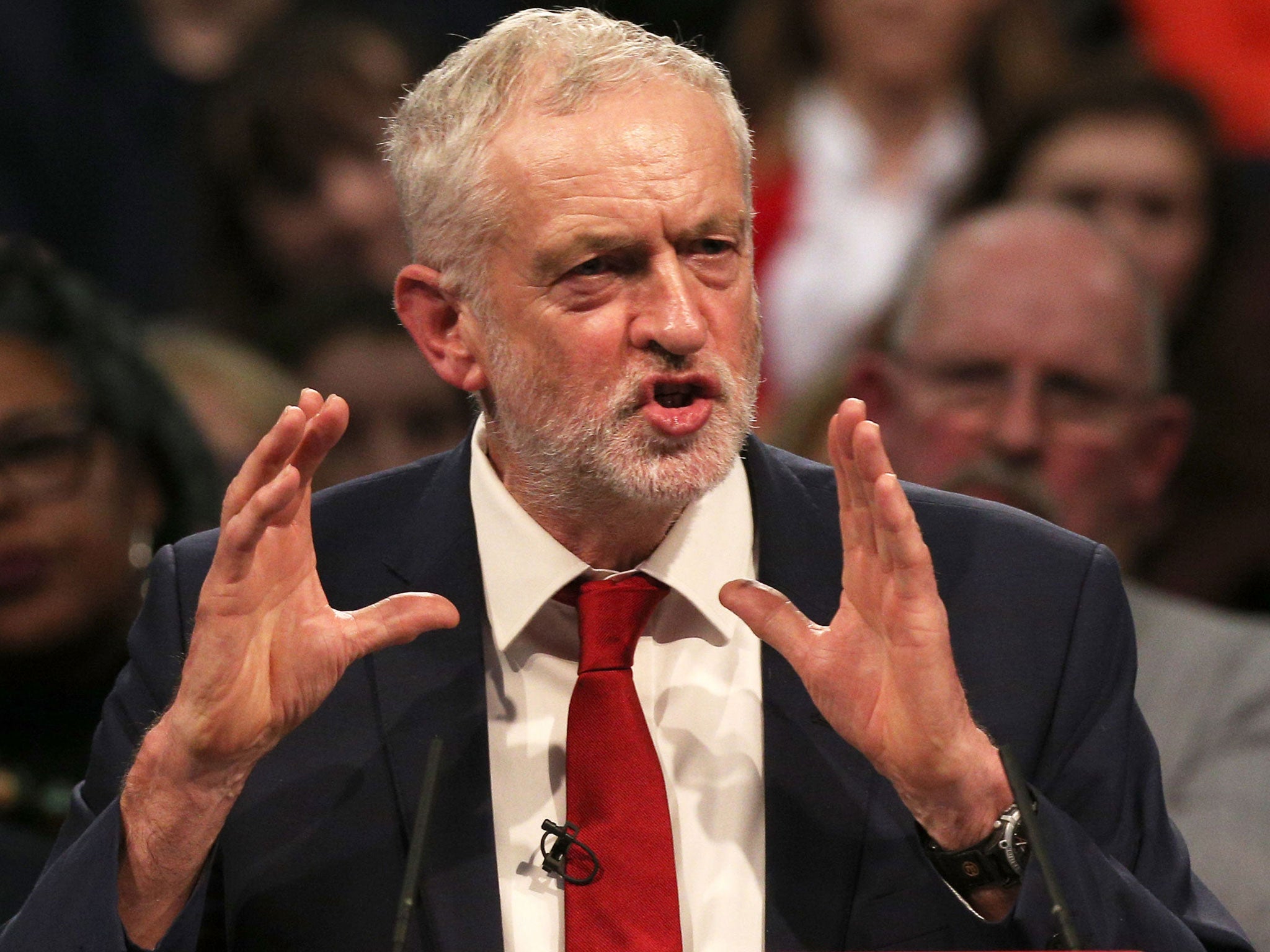 Jeremy Corbyn said the Conservatives were failing 'NHS staff, patients and their families'