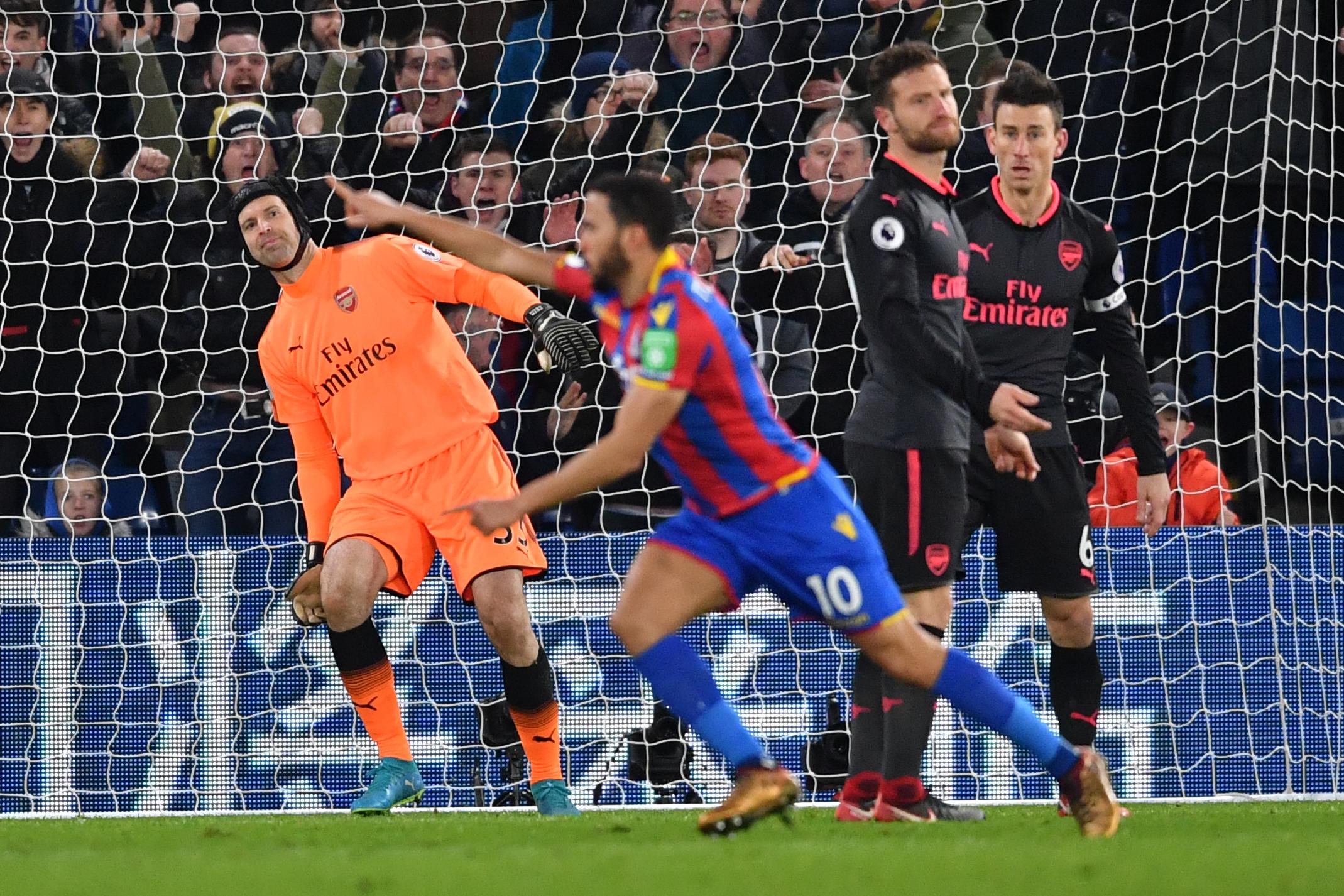 Andros Townsend celebrates his equalising goal