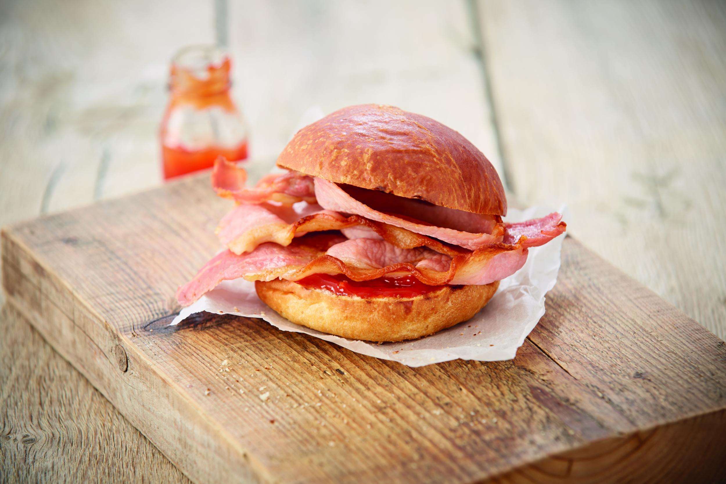 No buttys: Cutting down on bacon can reduce the risk of developing cancer