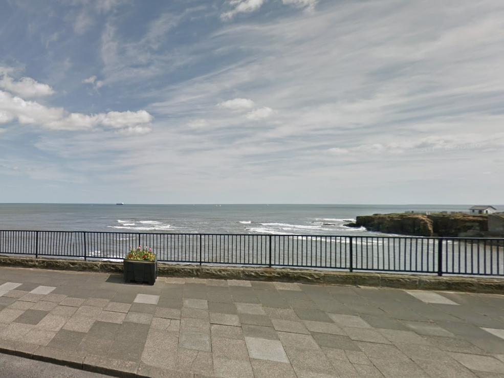 The man's body was found at Brown's Bay in Whitley Bay, Tyneside