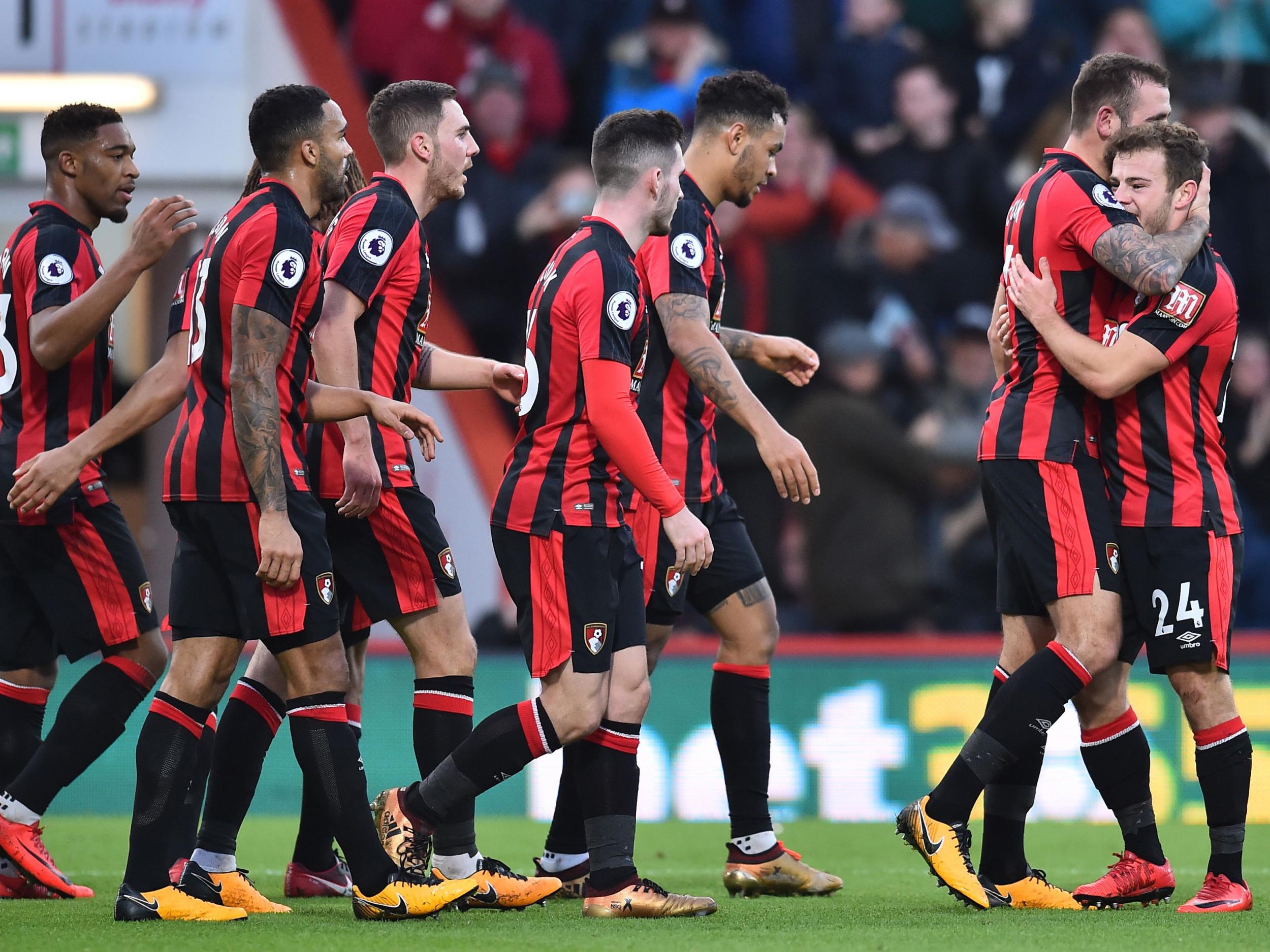 Ryan Fraser gave Bournemouth a first-half lead