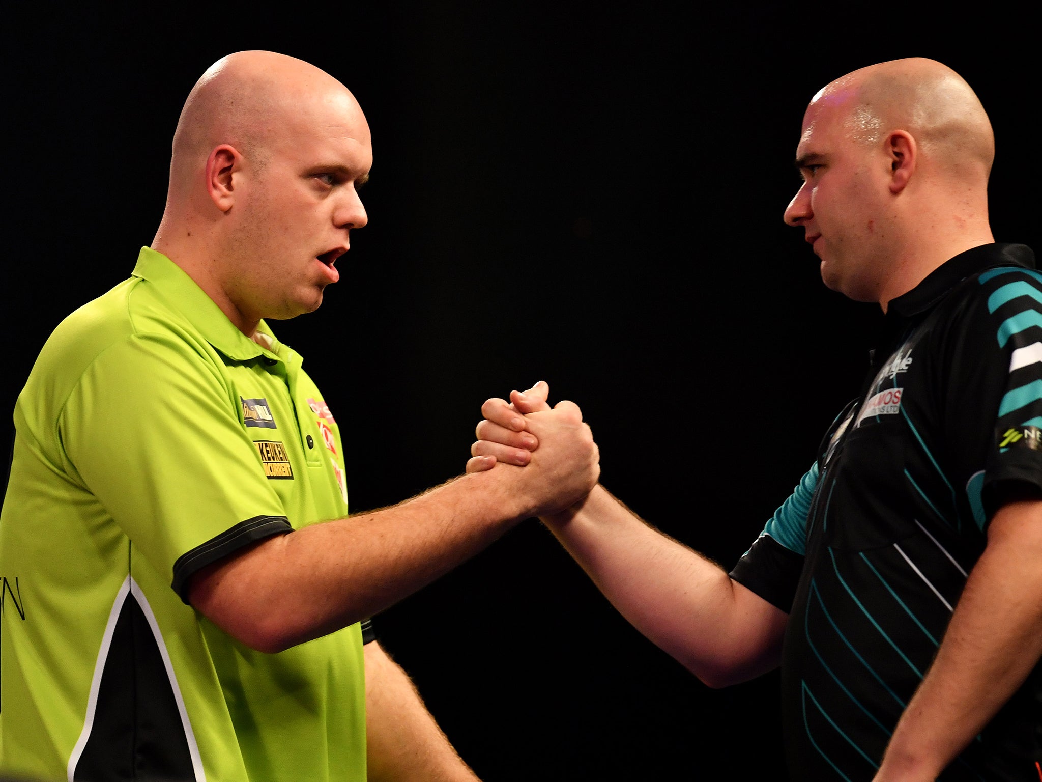 Van Gerwen failed to defend his title at the Alexandra Palace