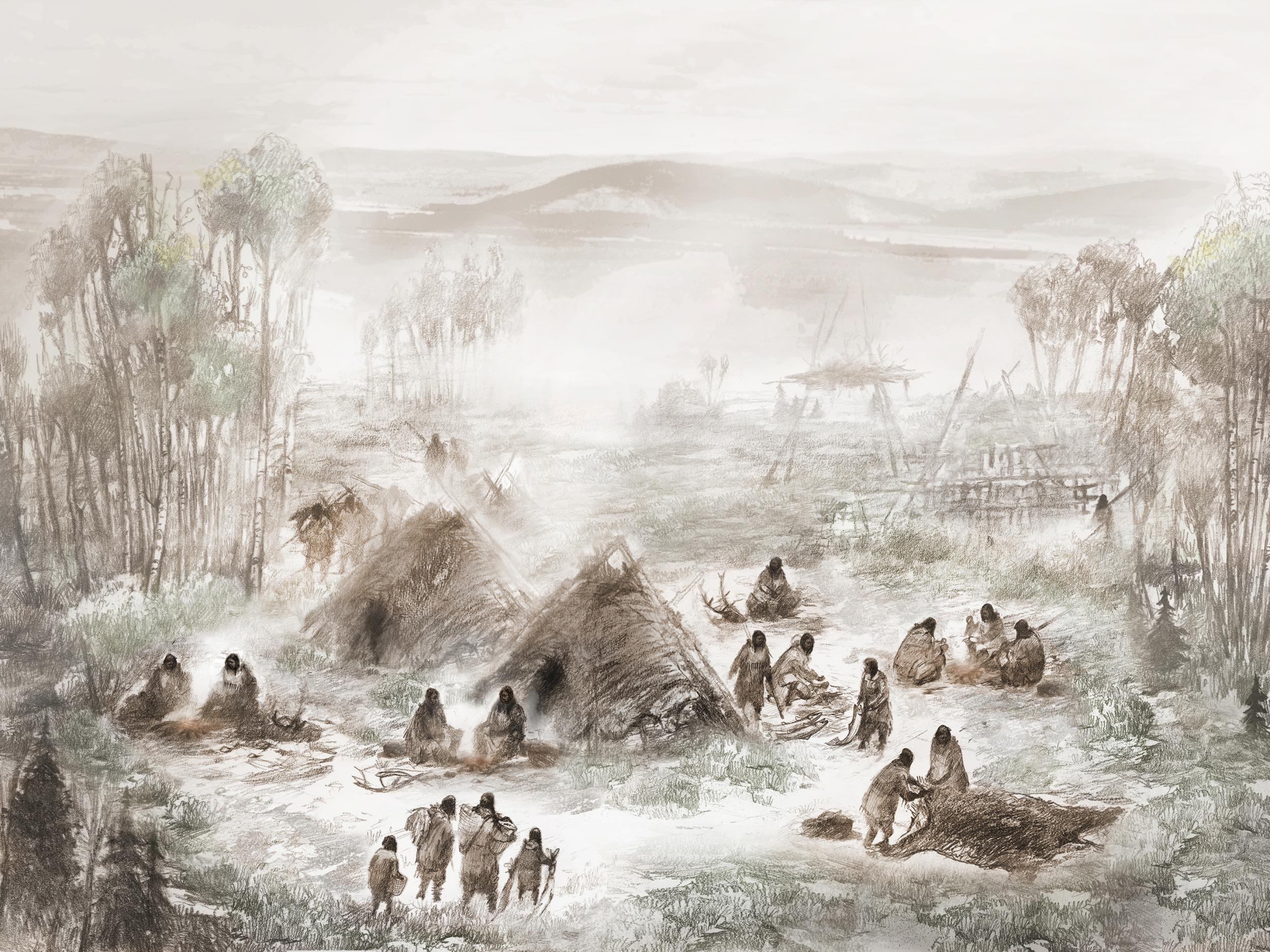 &#13;
Evidence of the first ever humans to colonise North America were discovered in Alaska in January &#13;