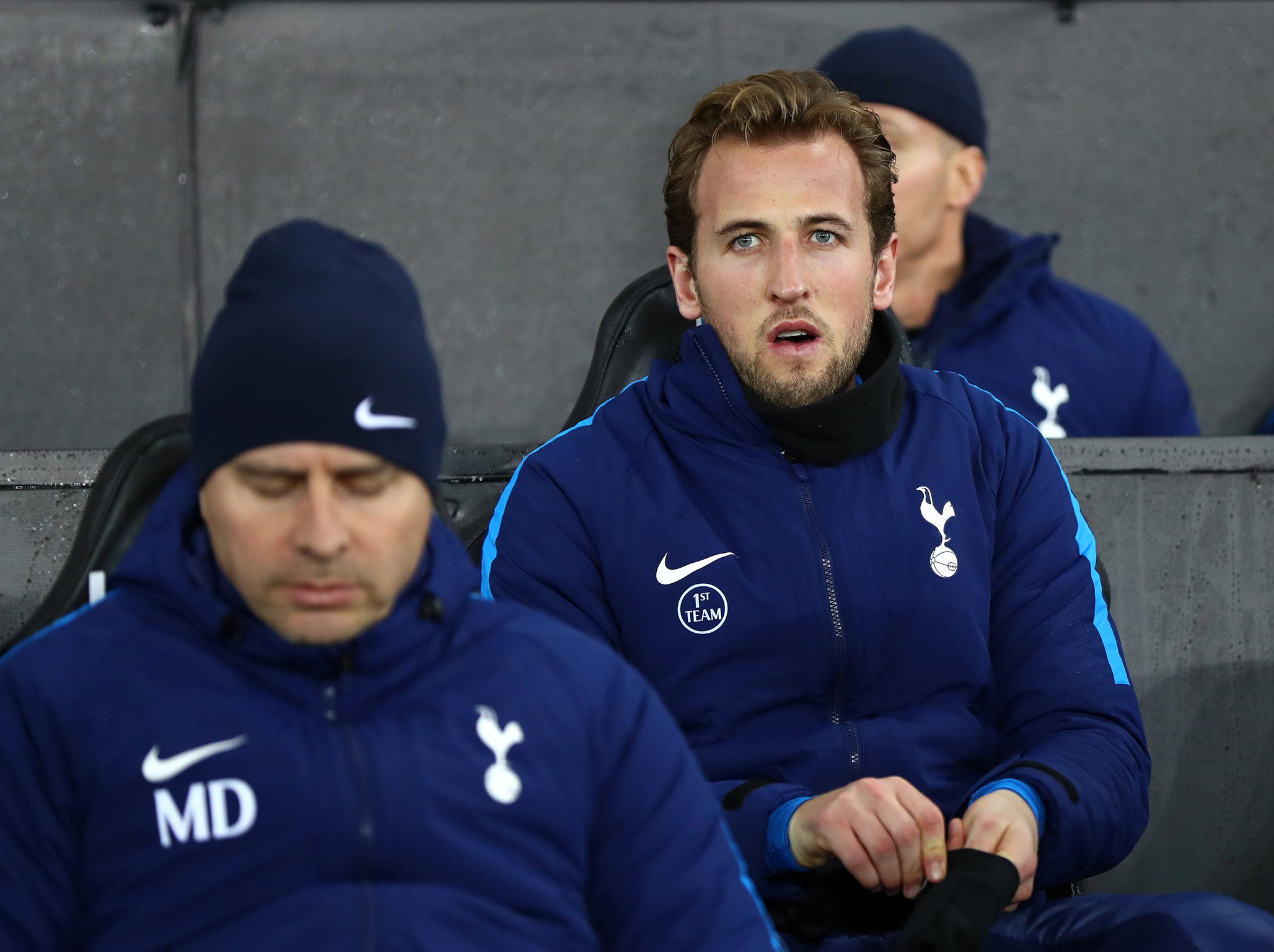 Harry Kane was named on the bench for Tottenham's win over Swansea