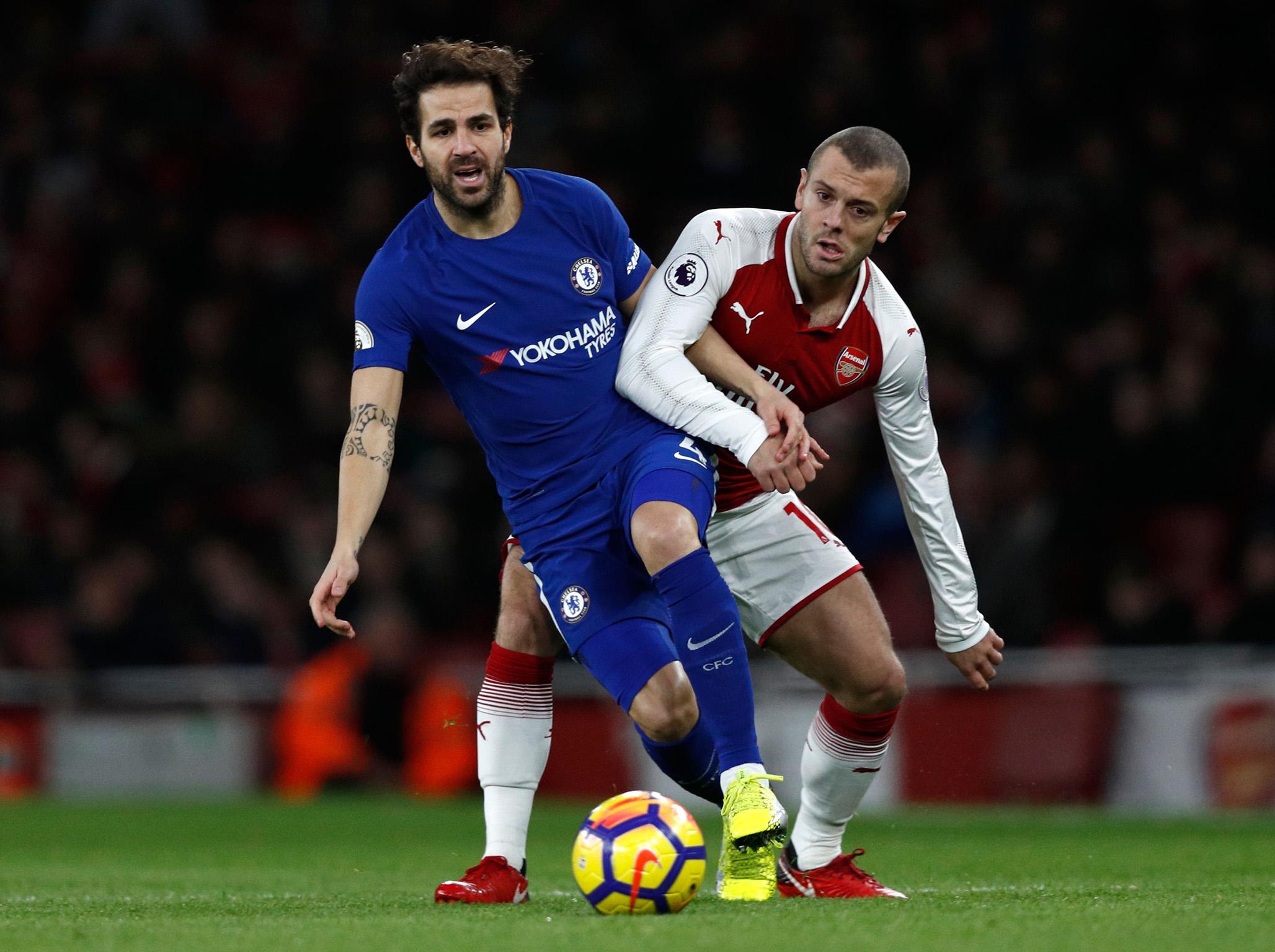 Chelsea and Arsenal meet at Stamford Bridge on Wednesday evening