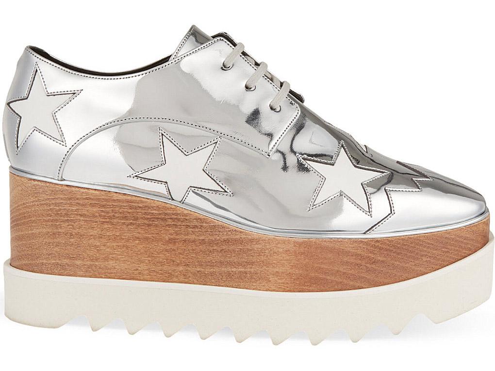 Stella McCartney, Elyse Indium Flatform Shoes, £630, Selfridges