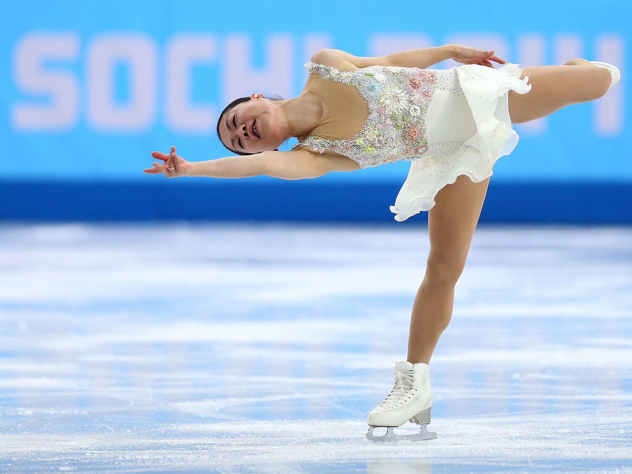 Akiki Suzuki, here competing at Sochi 2014, has opened up about her personal struggles