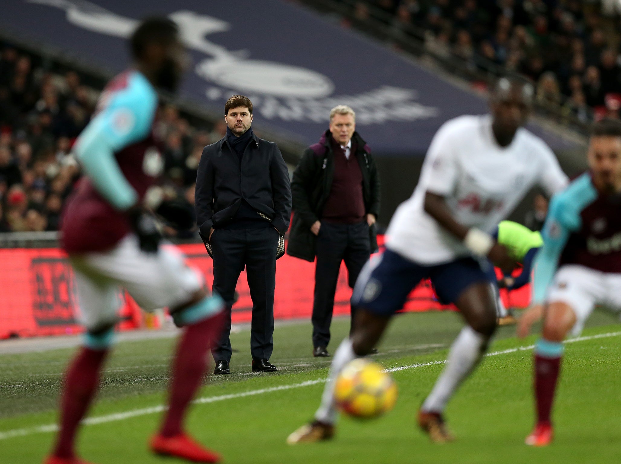 Pochettino was happy despite being four points outside the top four