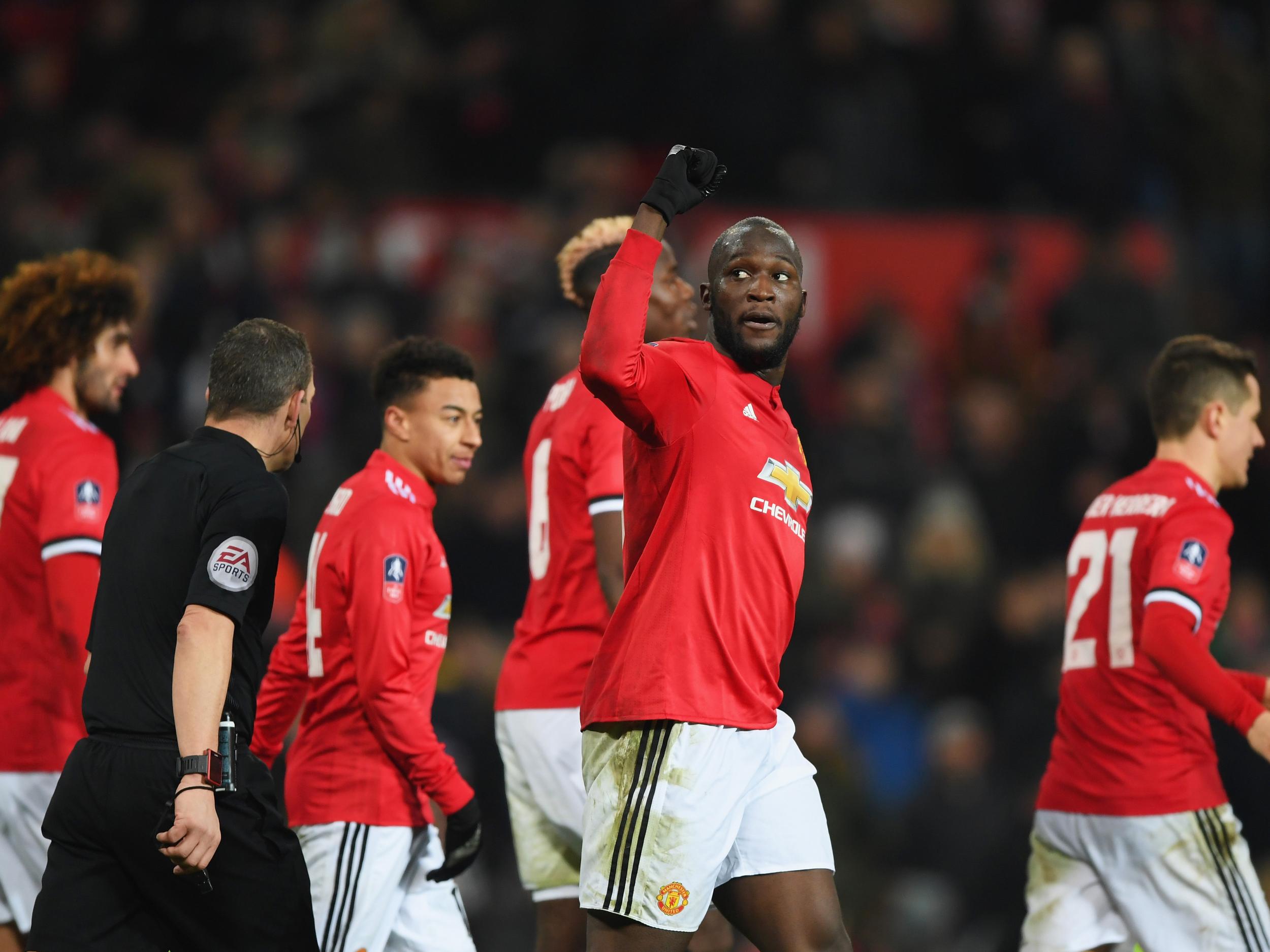 Paul Pogba captains the Manchester United side against Derby