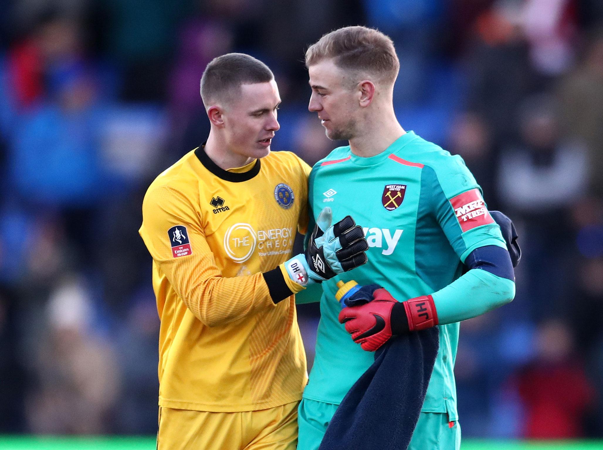 West Ham were grateful to Shrewsbury-born Hart for getting them out of jail