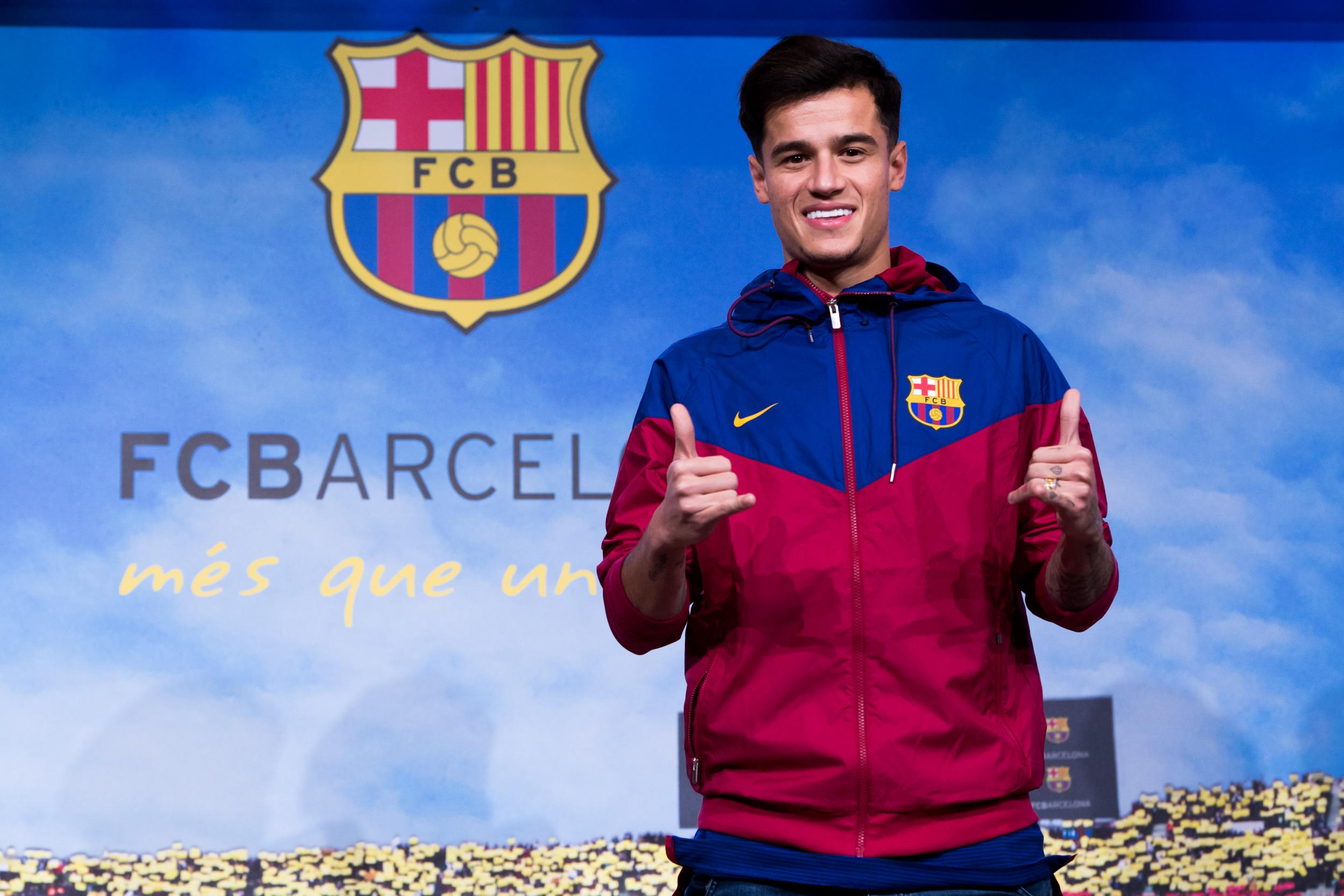 Philippe Coutinho was unveiled as a Barcelona player this week