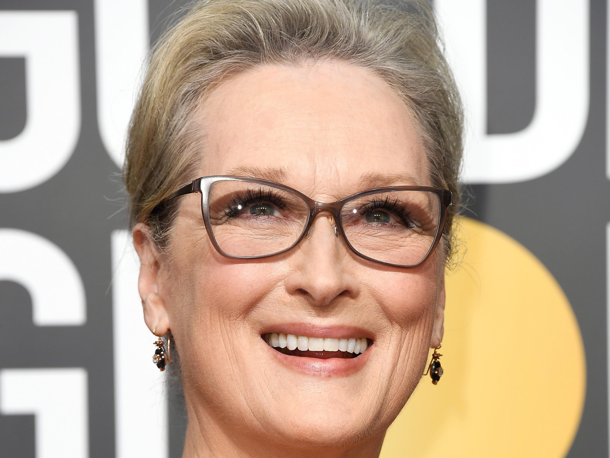 Streep on criticism of her reaction to this #MeToo movement: “I don’t want to hear about the silence of me. I want to hear about the silence of Melania Trump.”