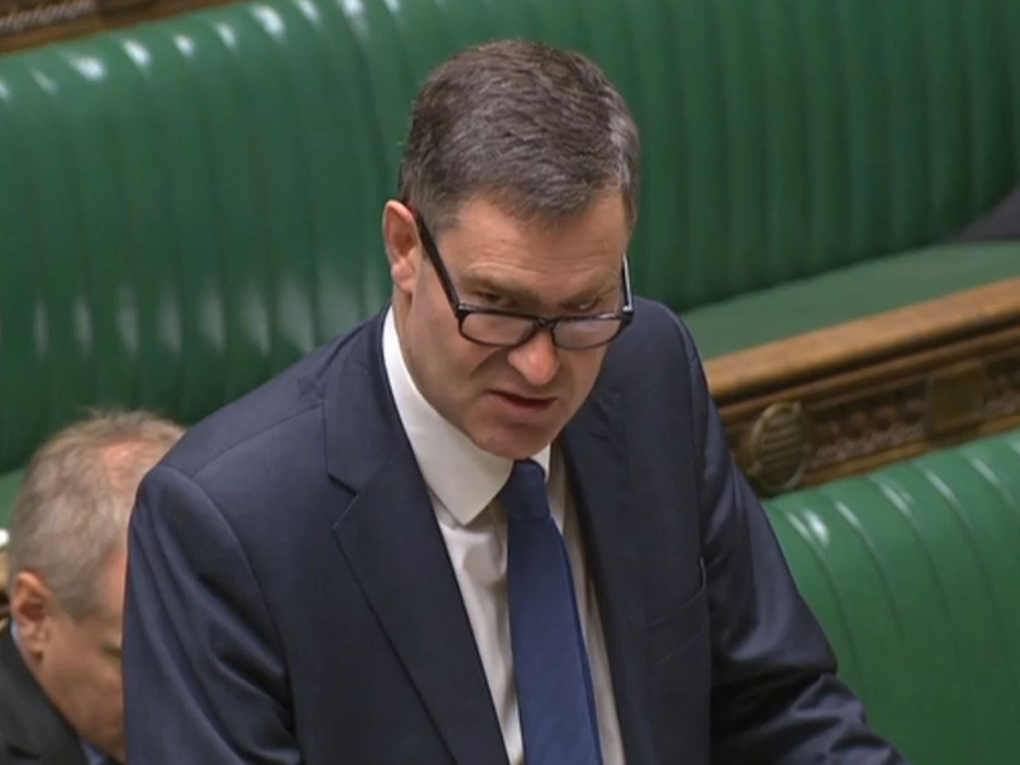 Justice Secretary David Gauke addressing MPs in the House of Commons