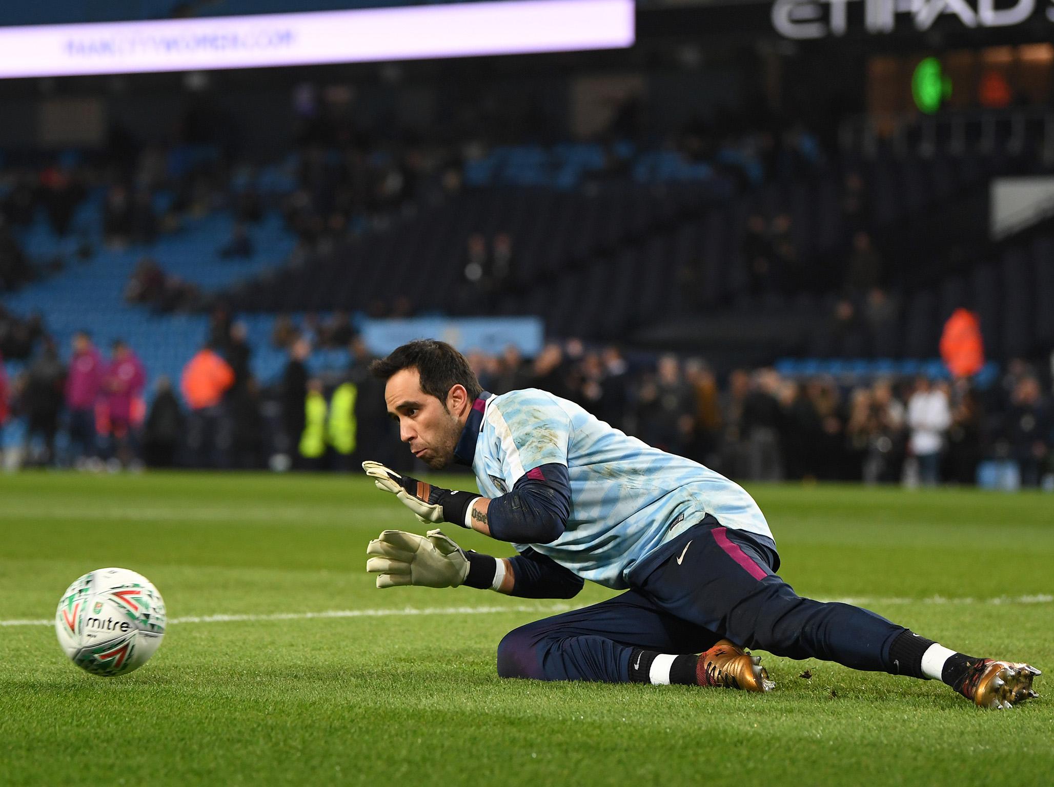 Claudio Bravo is likely to play