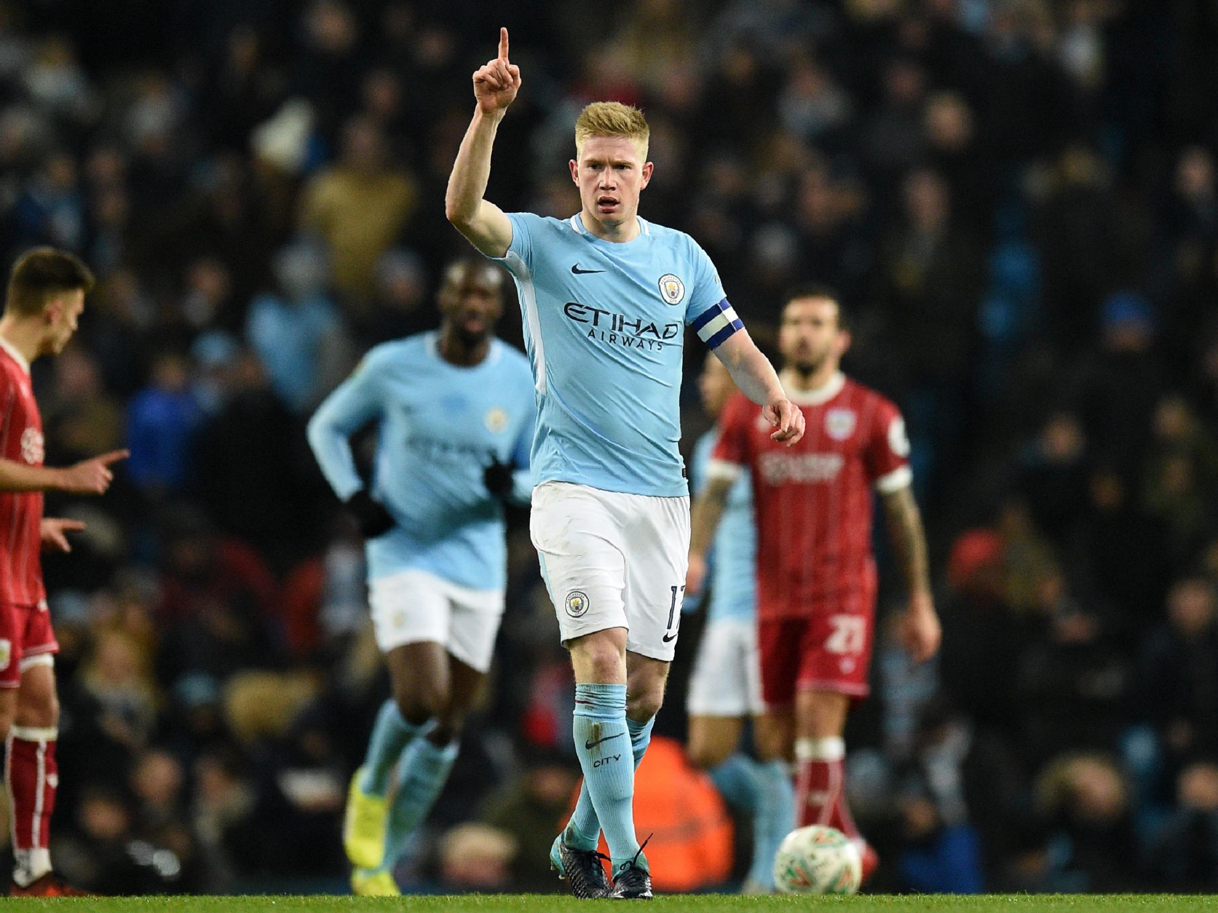 De Bruyne levelled after a killer counter attack