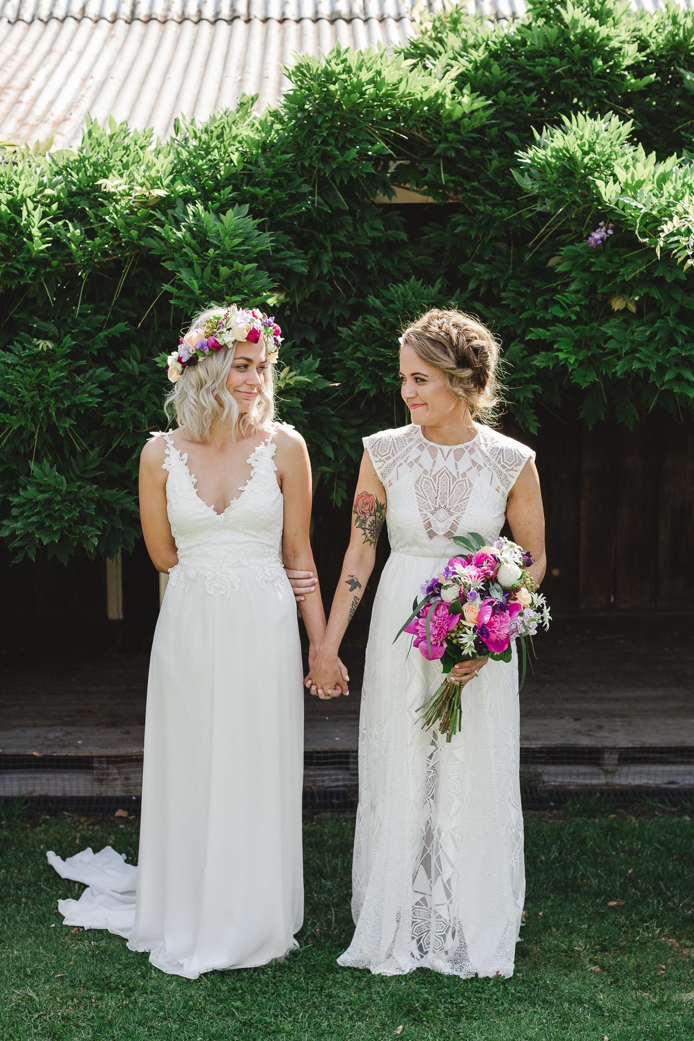 &#13;
The couple at their unofficial ceremony in 2016 &#13;