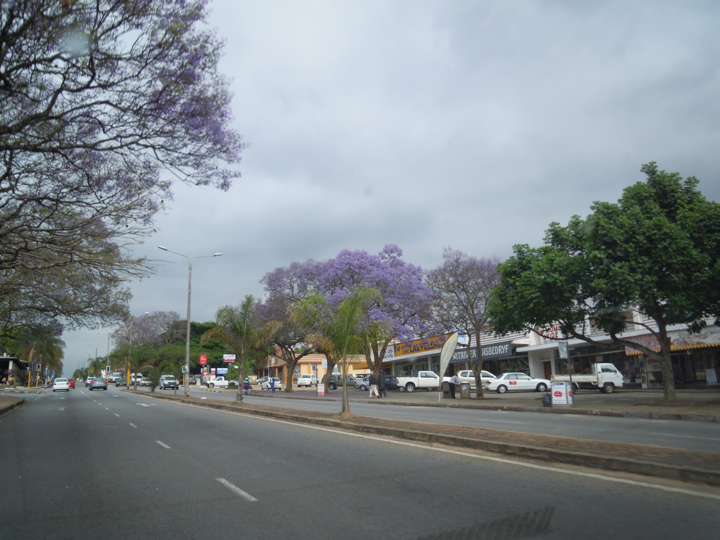 A street in White River, a town close to where the woman was raped